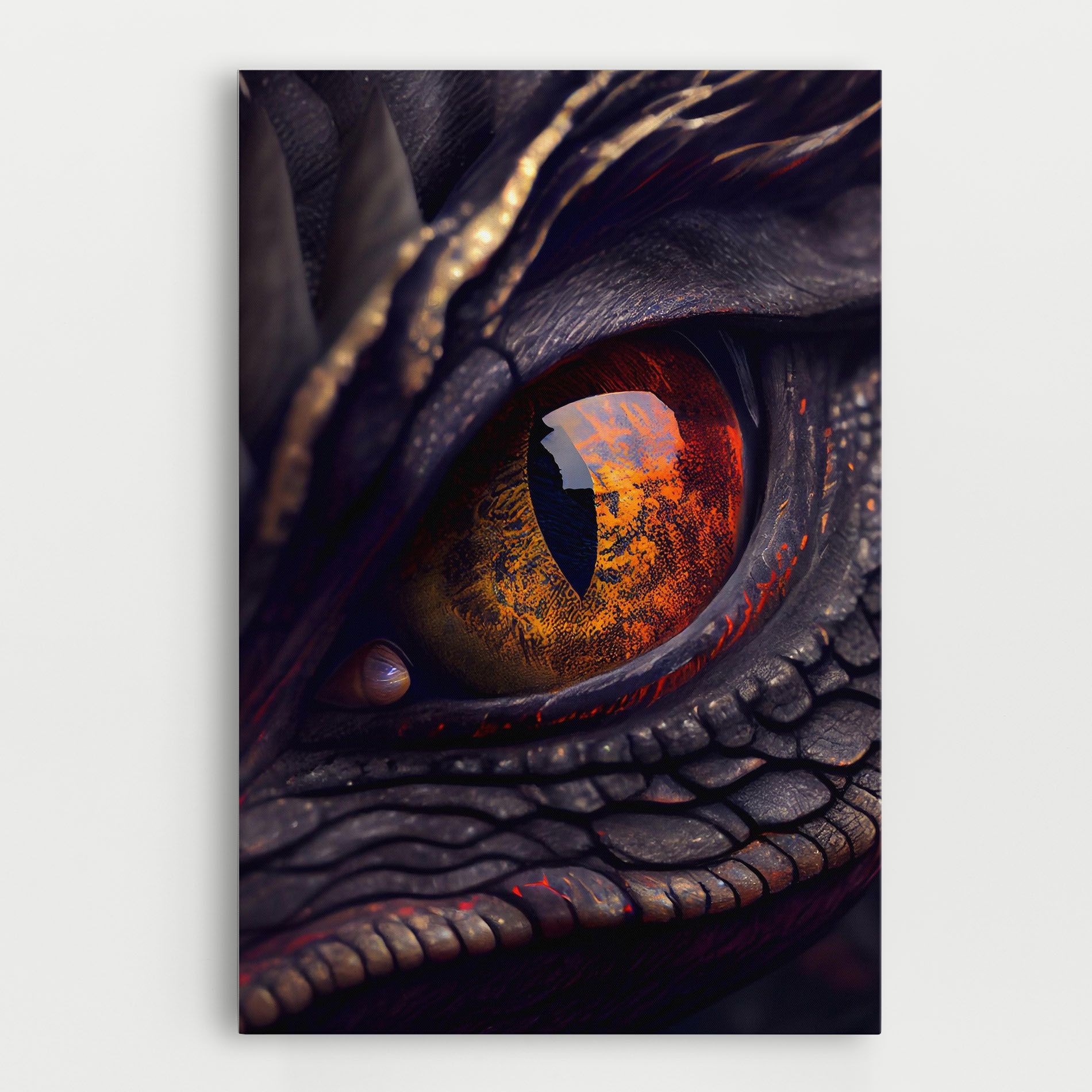 Close Up Red Eye Dragon mockup 0