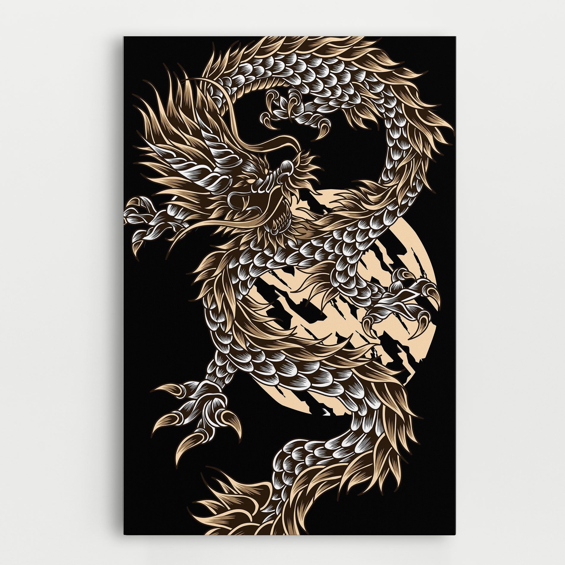 Cream Moon Dragon mockup 0