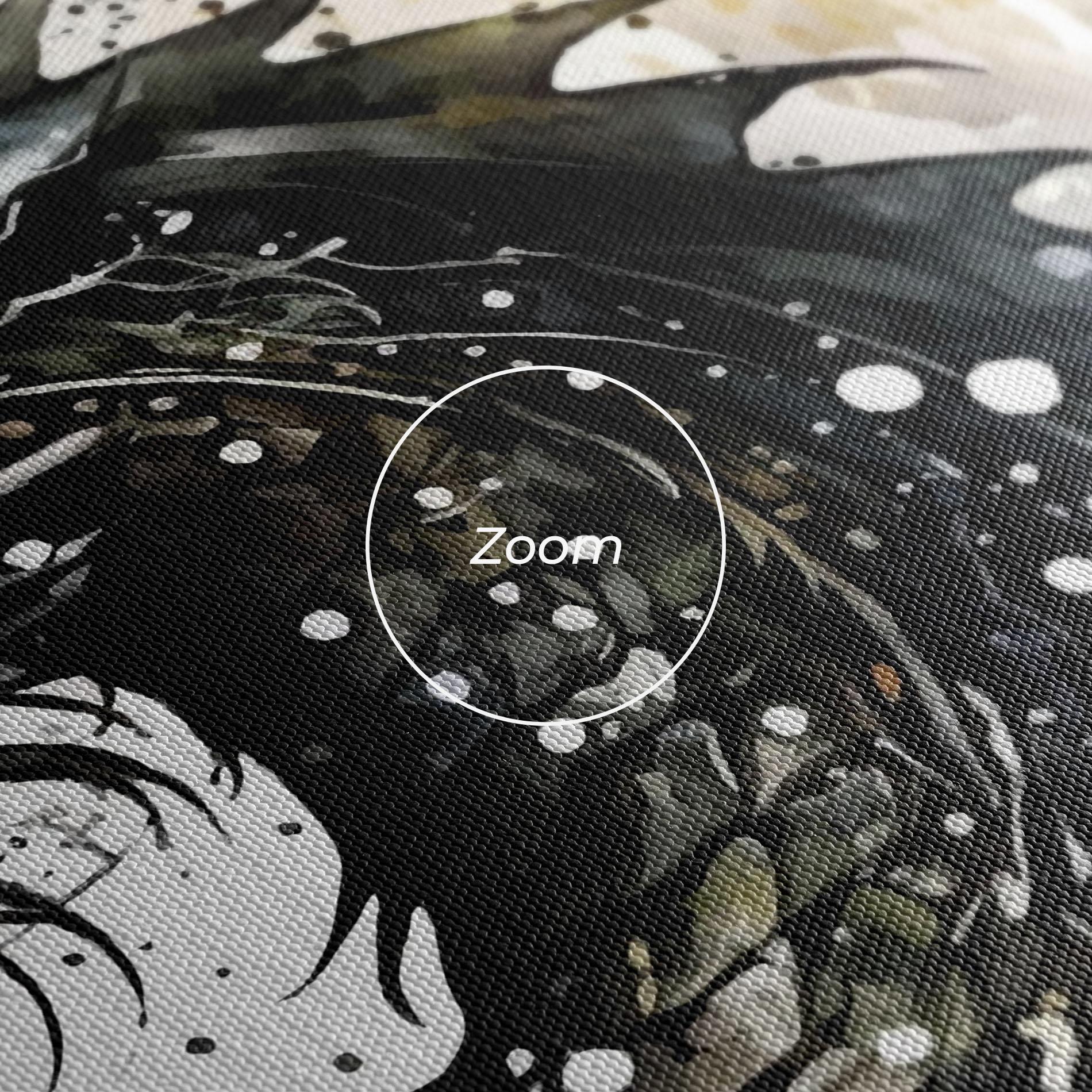 Vászonkép Black Dragon Art mockup 3