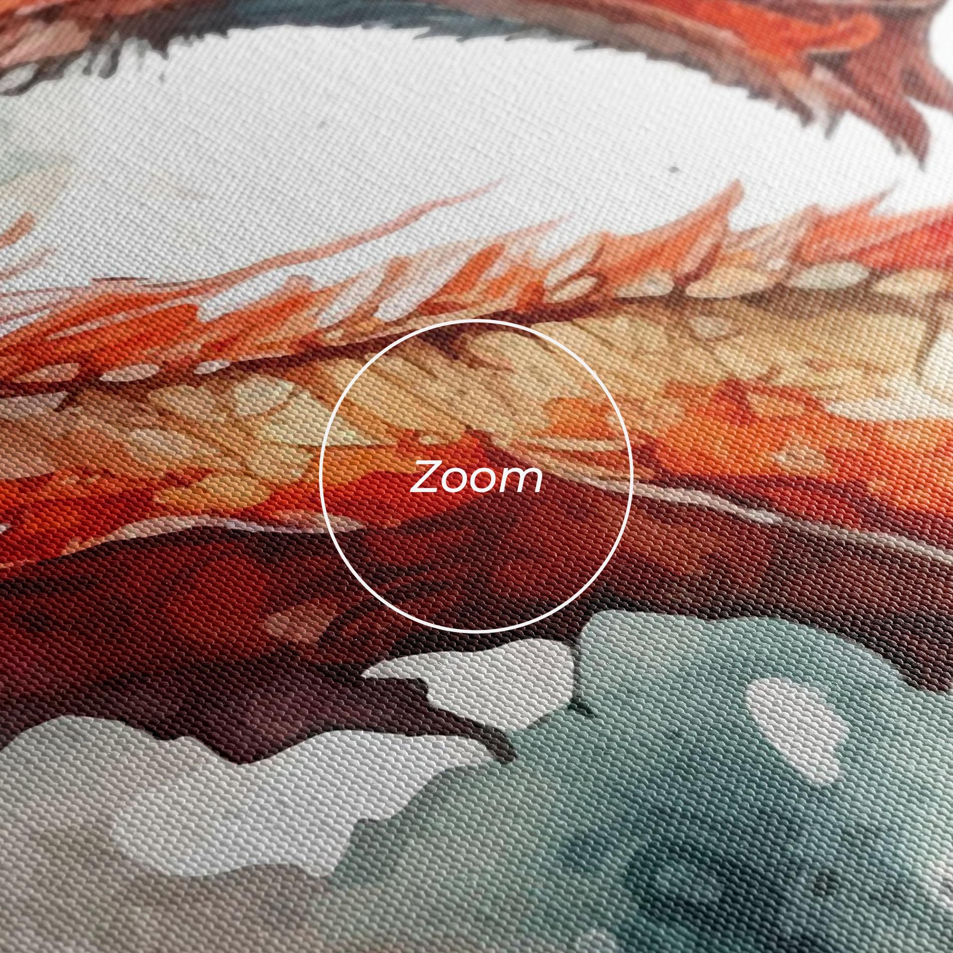 Vászonkép Fire Dragon mockup 3