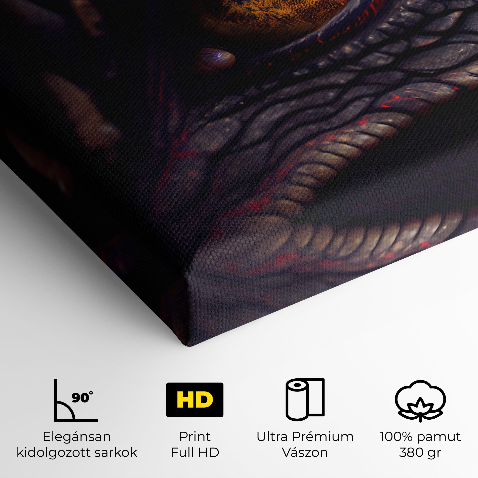 Close Up Red Eye Dragon mockup 4