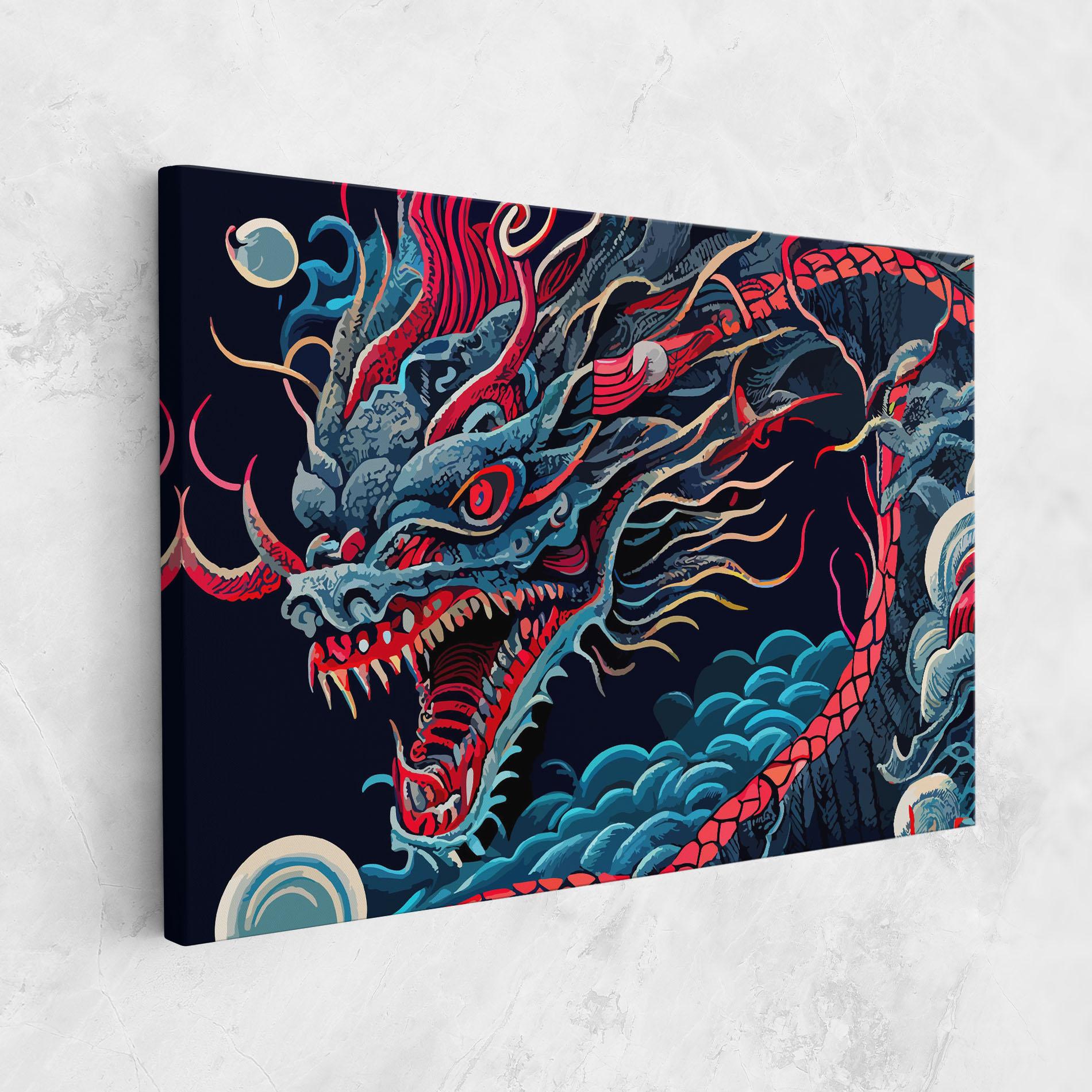 Vászonkép Cloud Dragon mockup 1