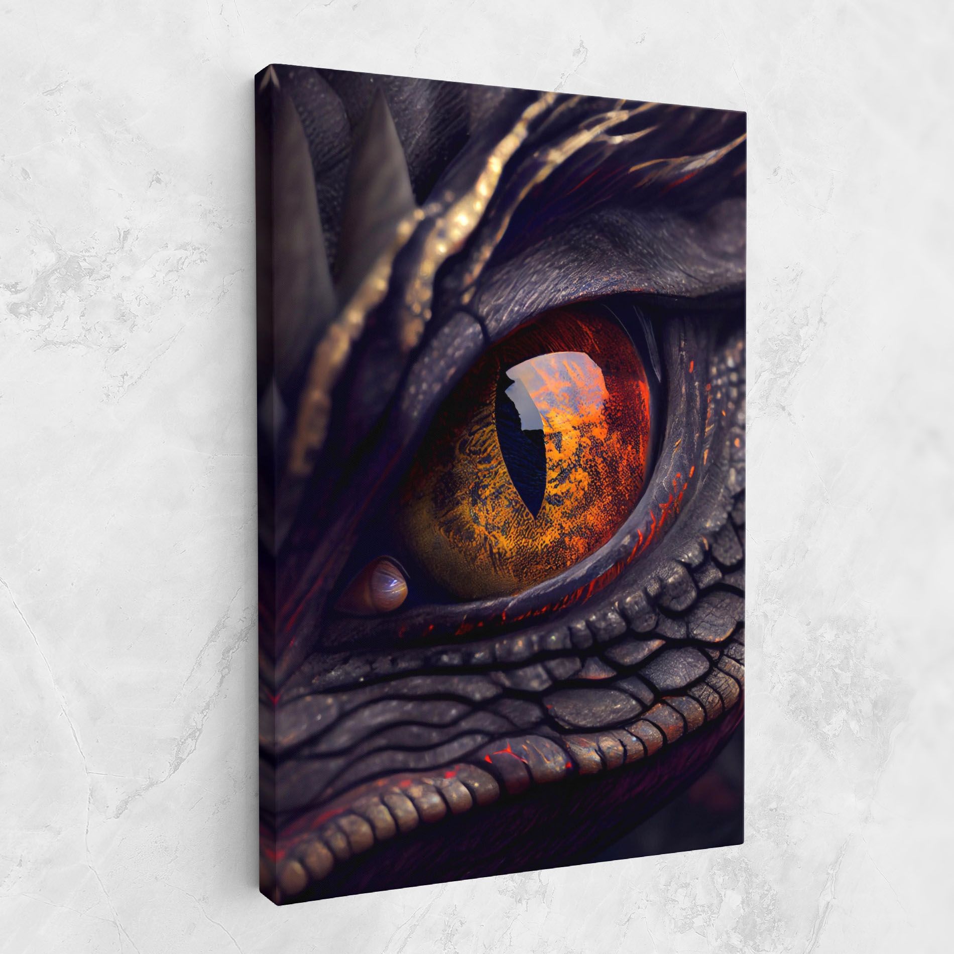 Close Up Red Eye Dragon mockup 1