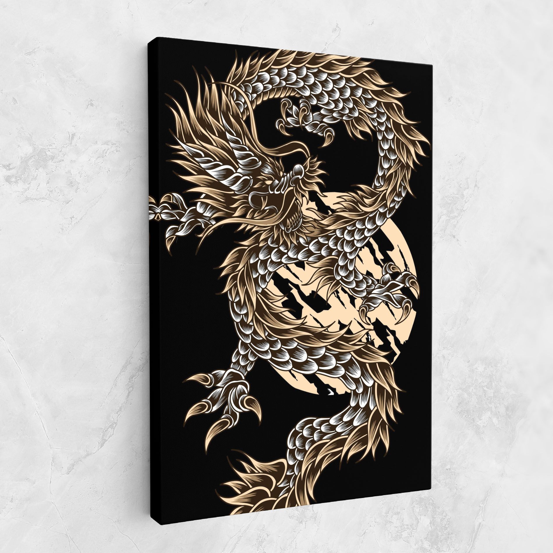Cream Moon Dragon mockup 1