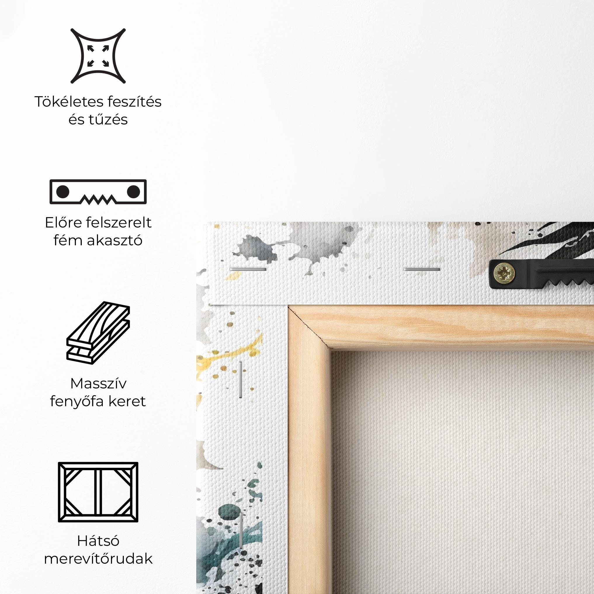 Vászonkép Black Dragon Art mockup 5