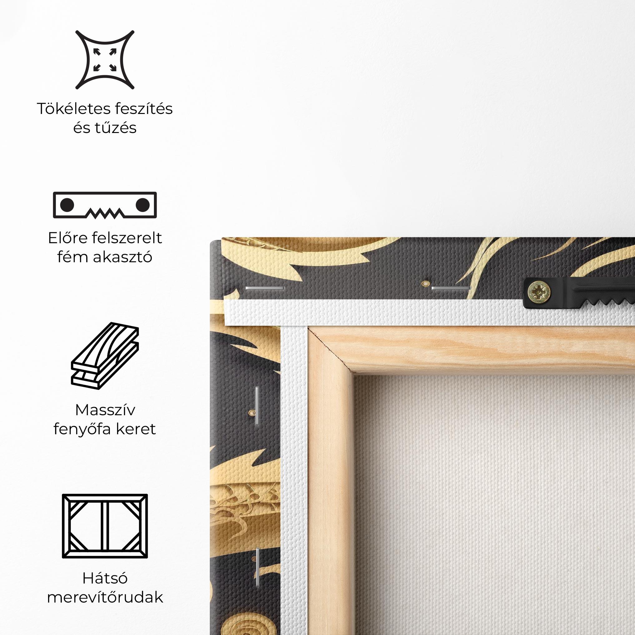 Vászonkép Dragon Zodiac Sign mockup 5