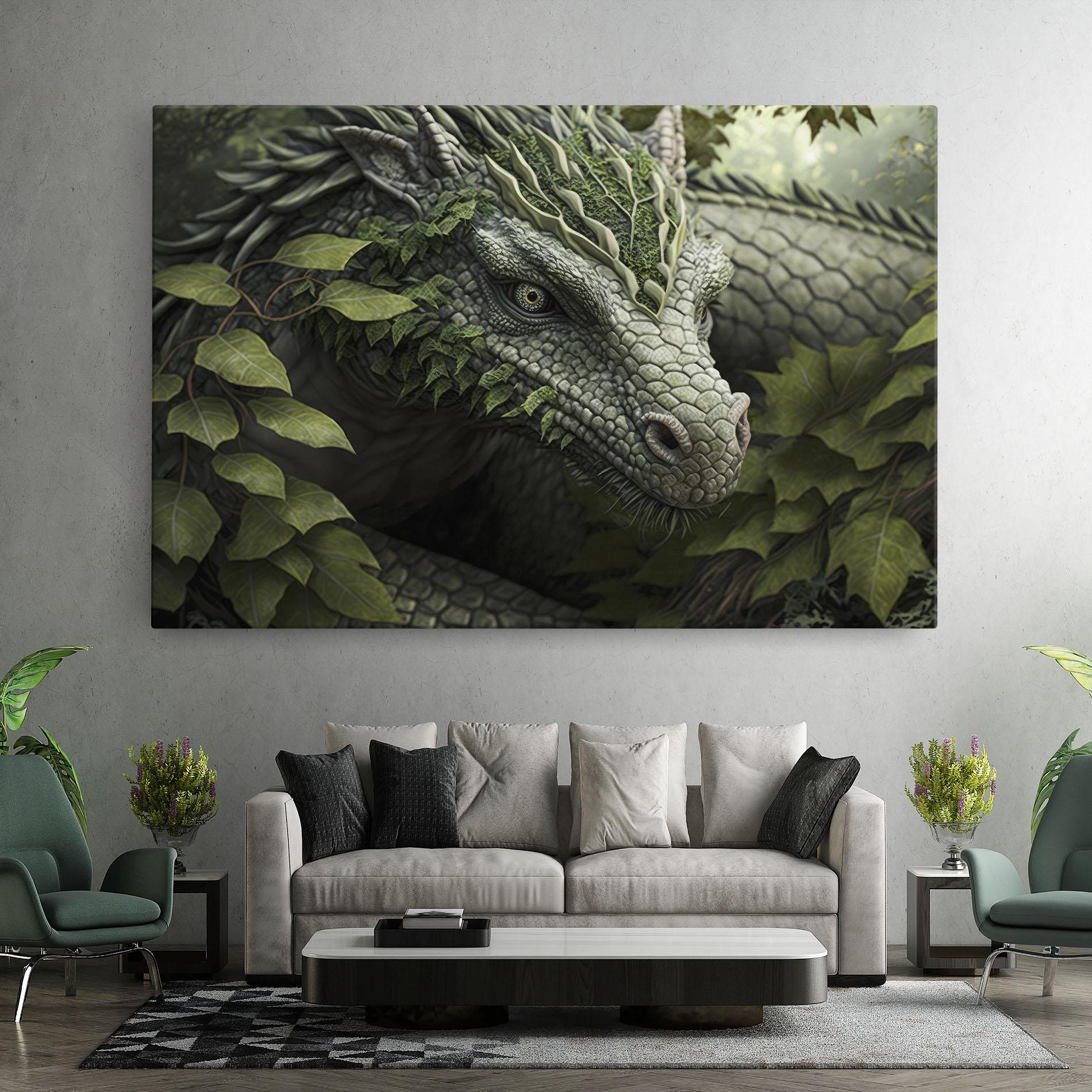 Vászonkép Ancient Forest Dragon mockup 7