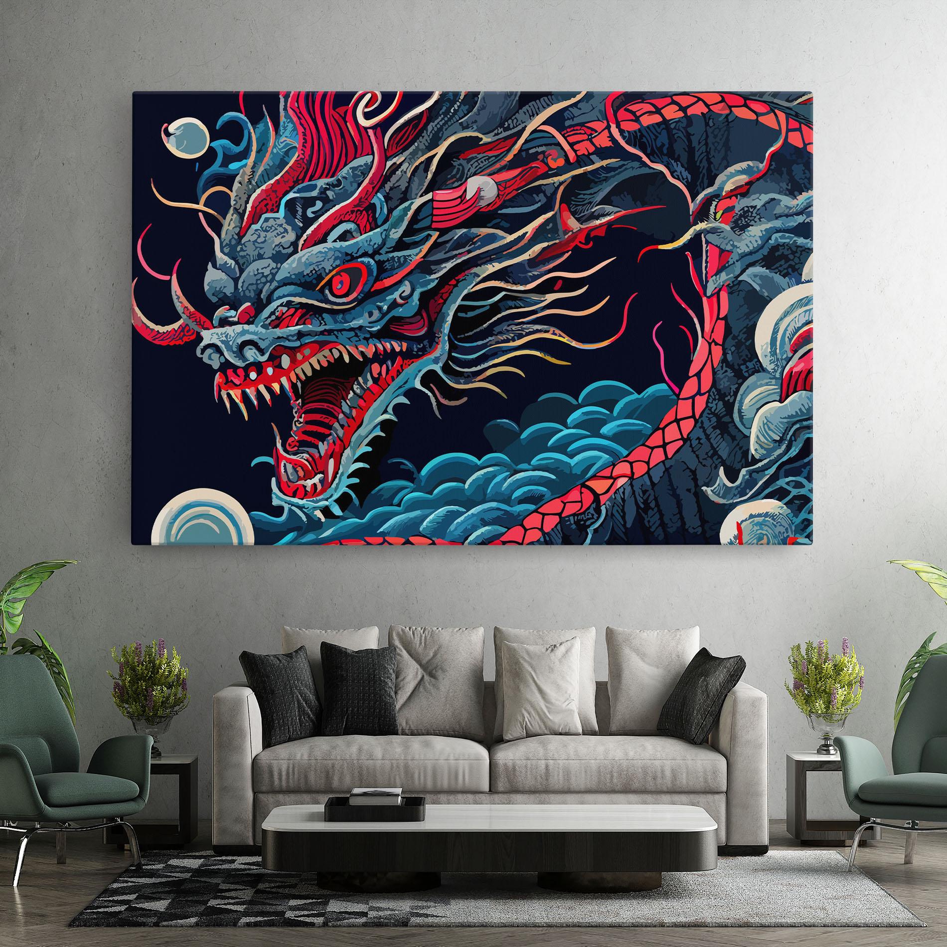Vászonkép Cloud Dragon mockup 7