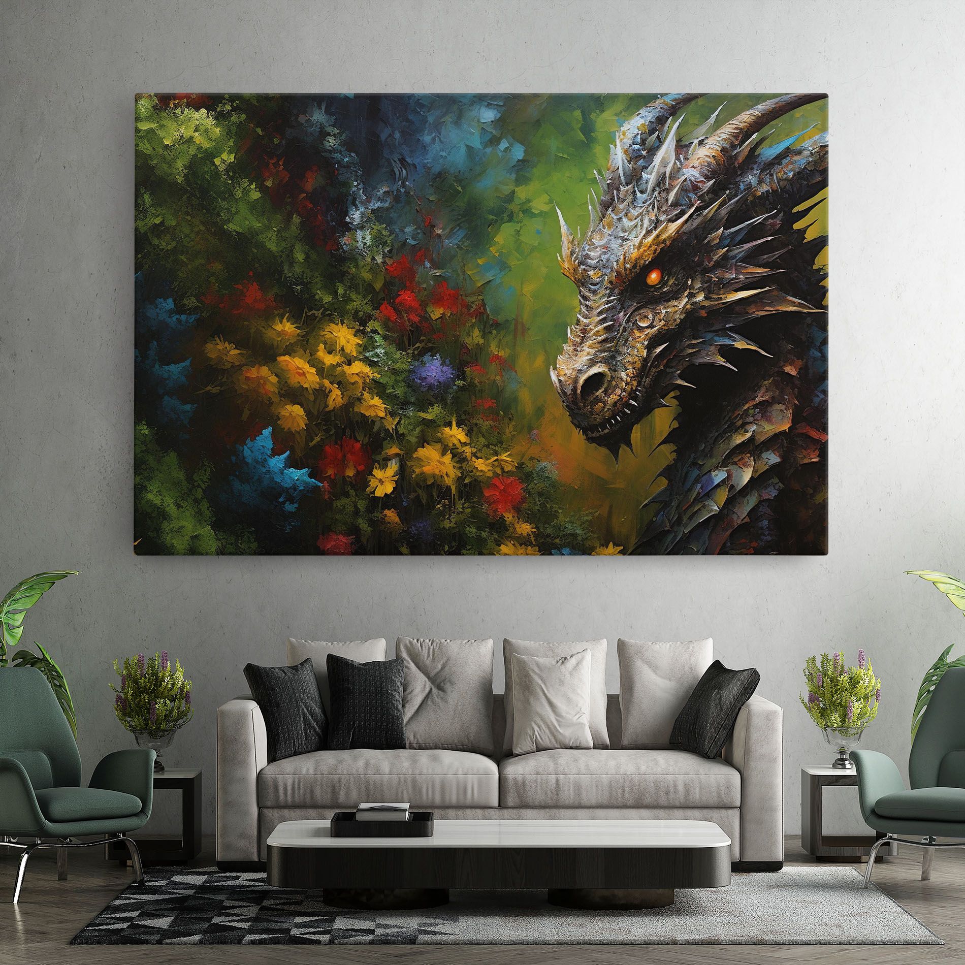 Dragon In Nature mockup 7