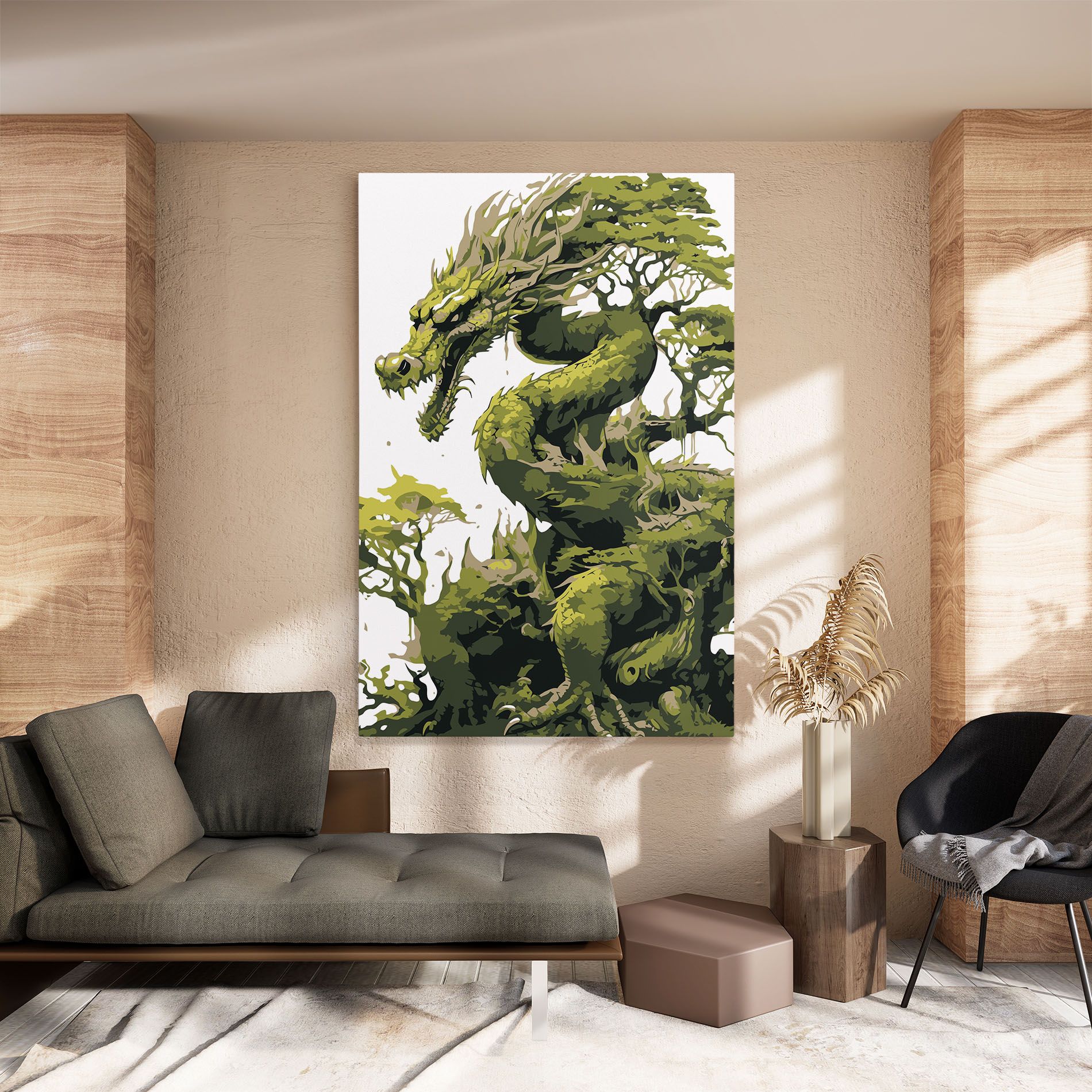 Green Nature Dragon mockup 8