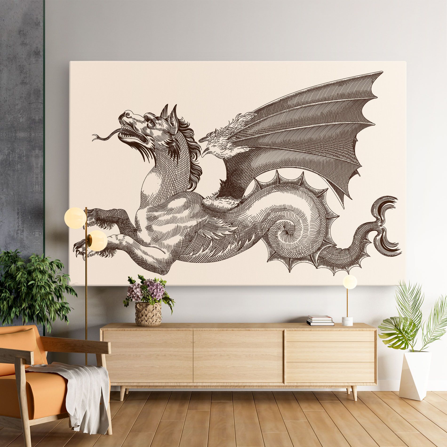 Brown Dragon mockup 9