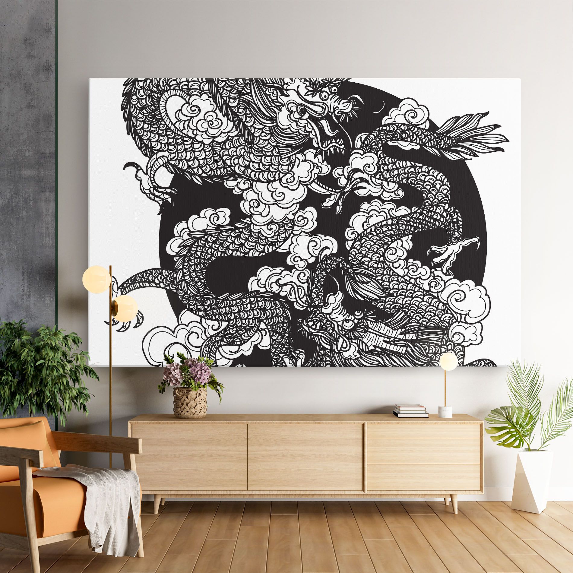 Grey Moon Dragon mockup 9