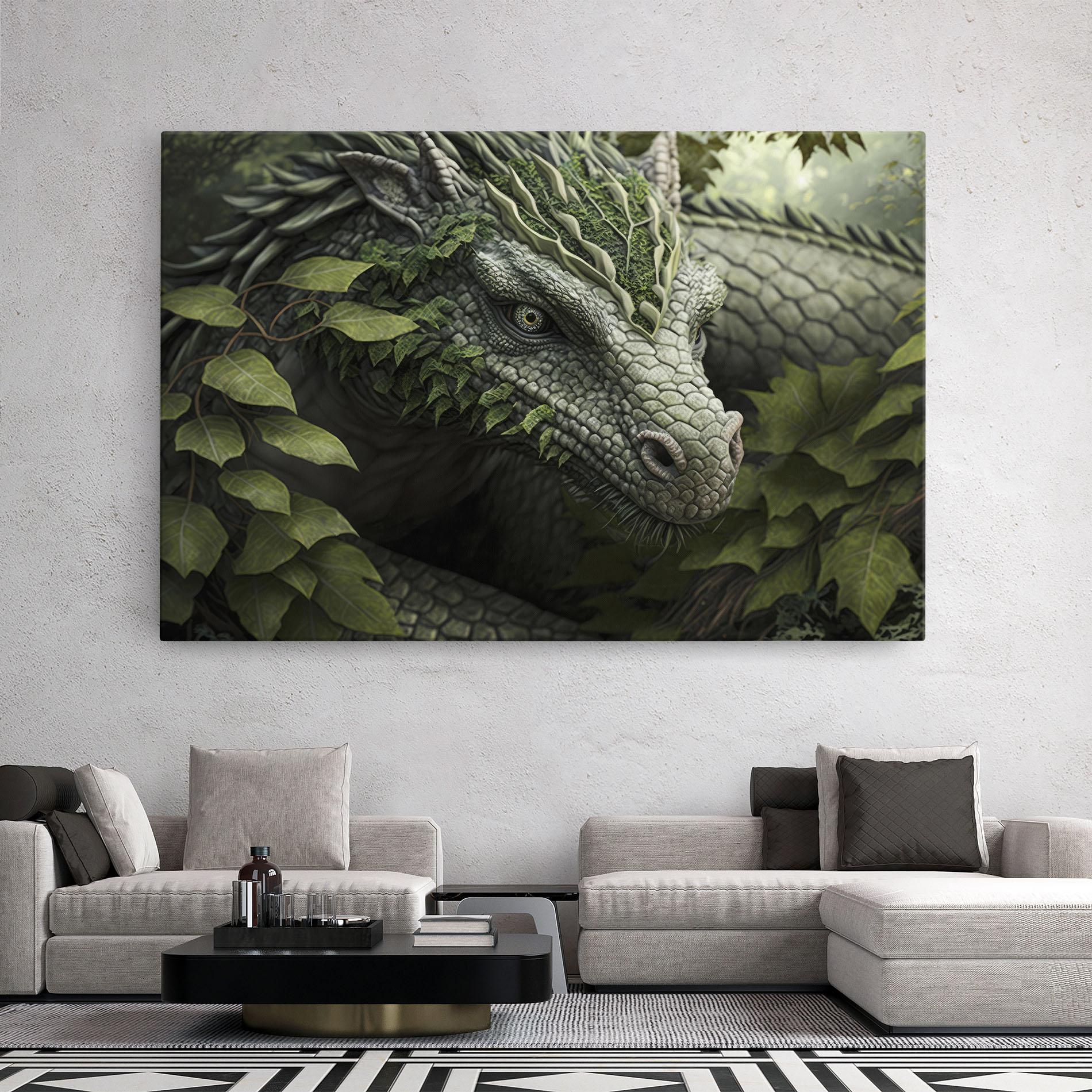 Vászonkép Ancient Forest Dragon mockup 2
