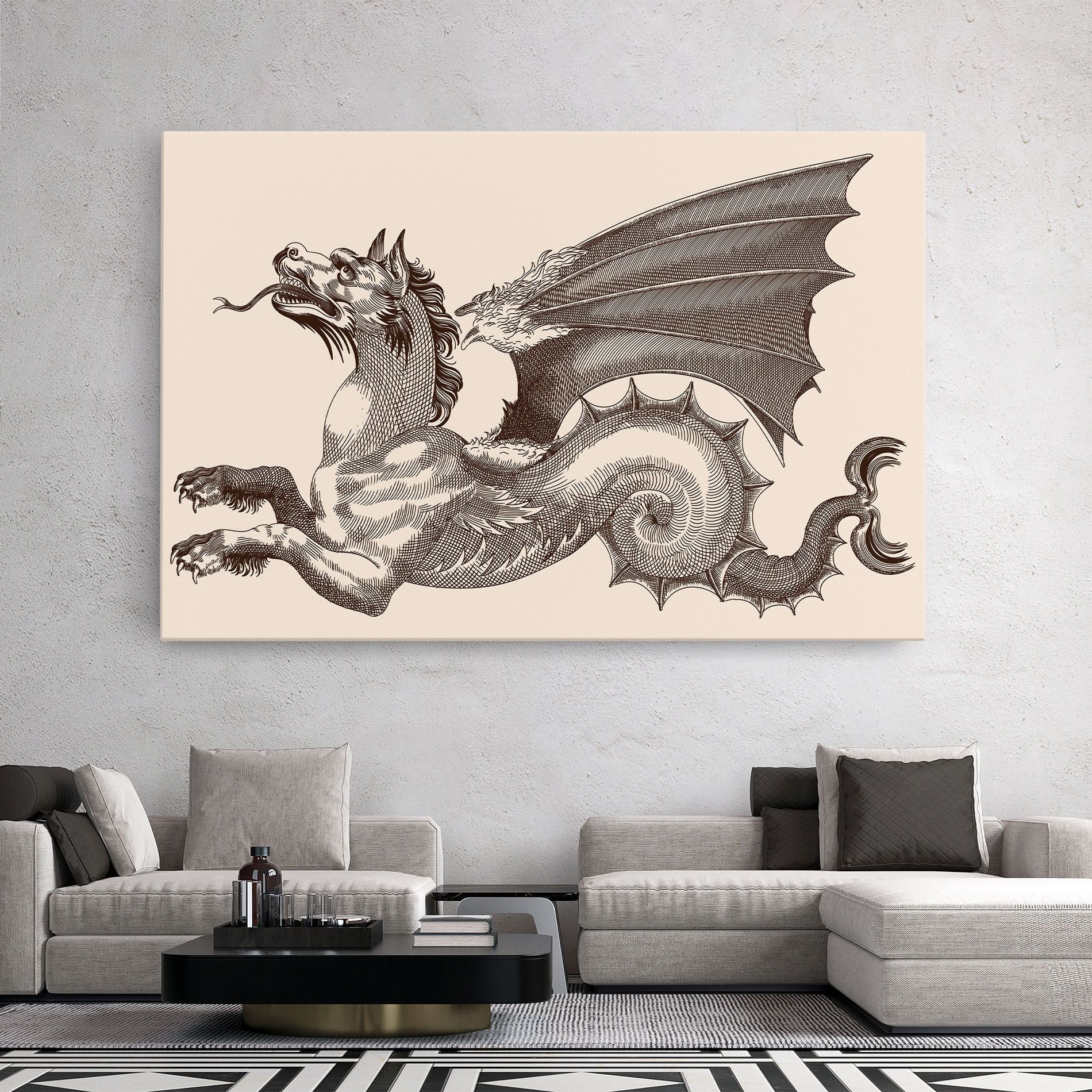 Brown Dragon mockup 2