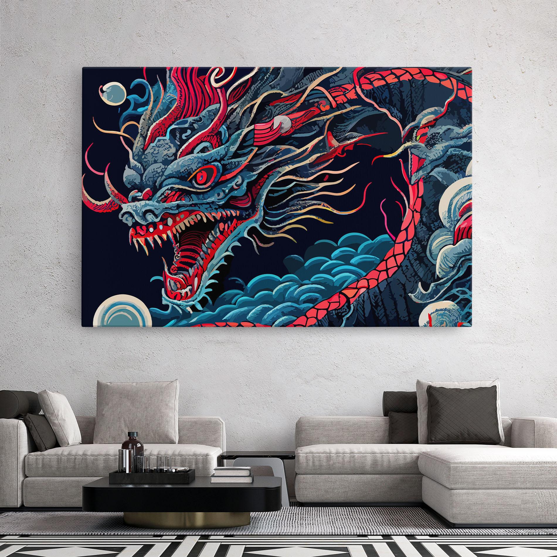 Vászonkép Cloud Dragon mockup 2