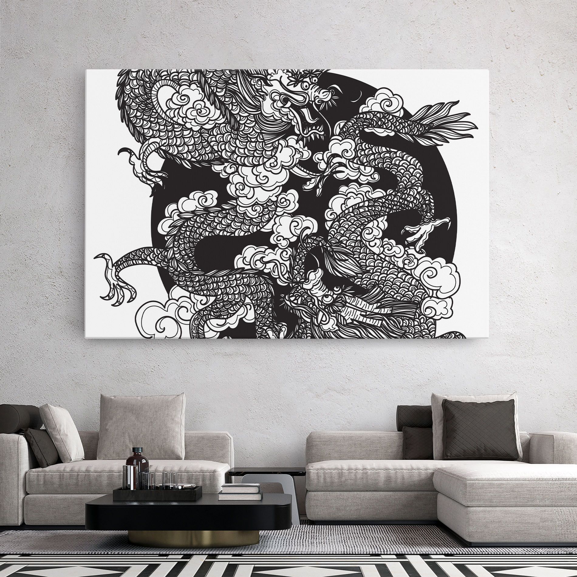 Grey Moon Dragon mockup 2
