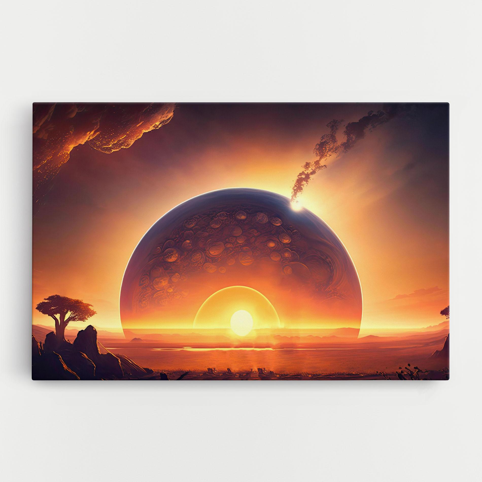 Vászonkép Abstract Fantasy Science mockup 0