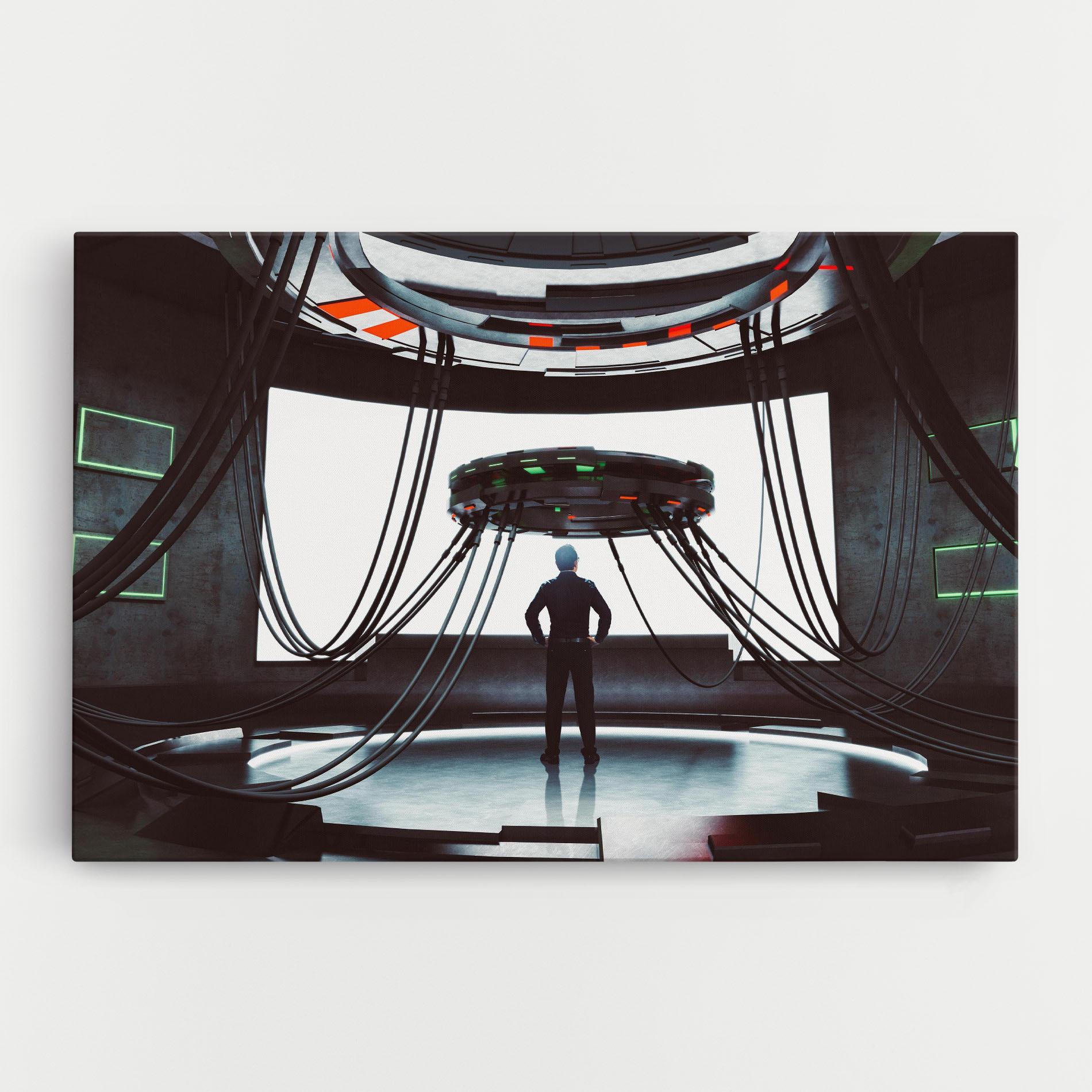 Vászonkép Cyber Chronicle mockup 0