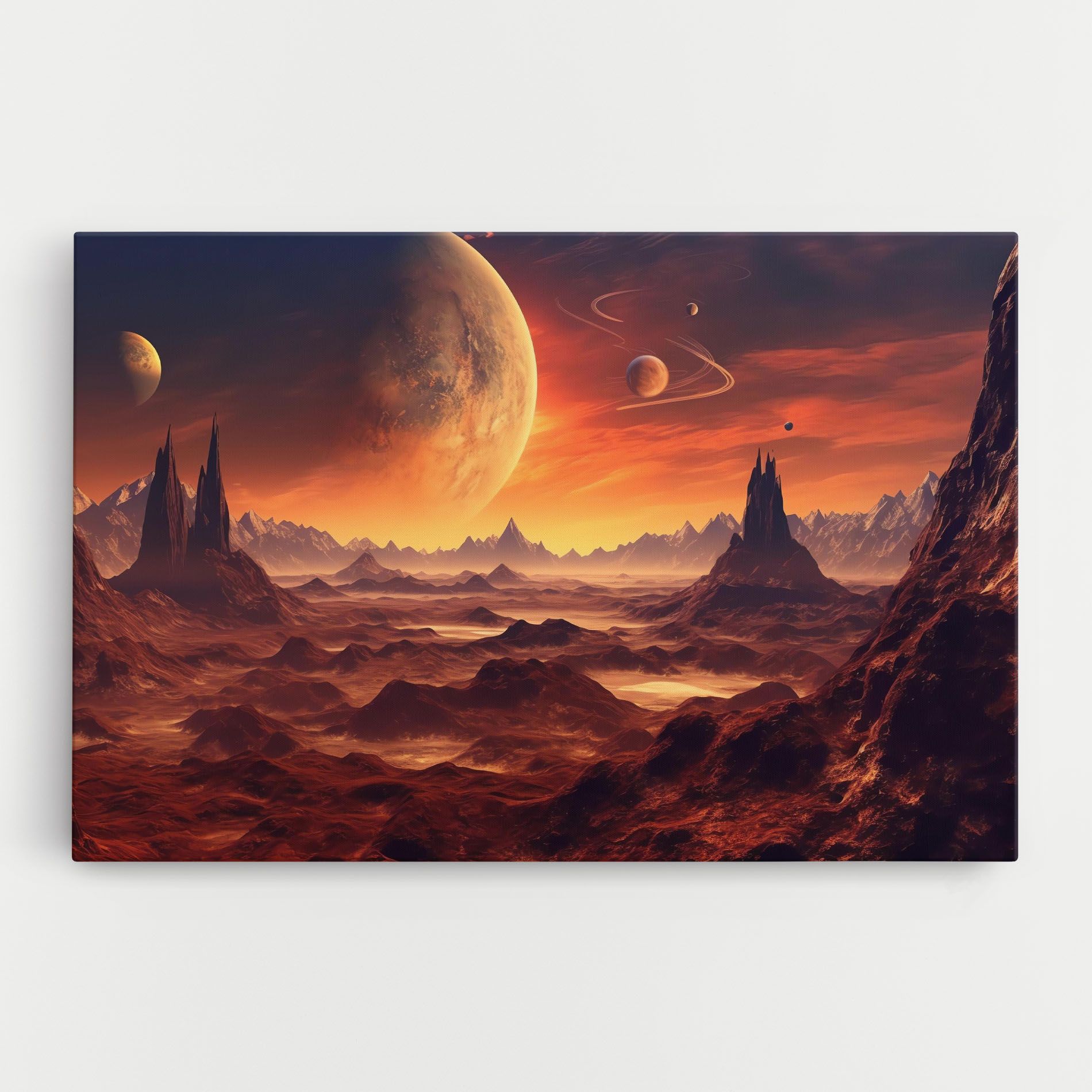 Fiery Orange Sunset mockup 0