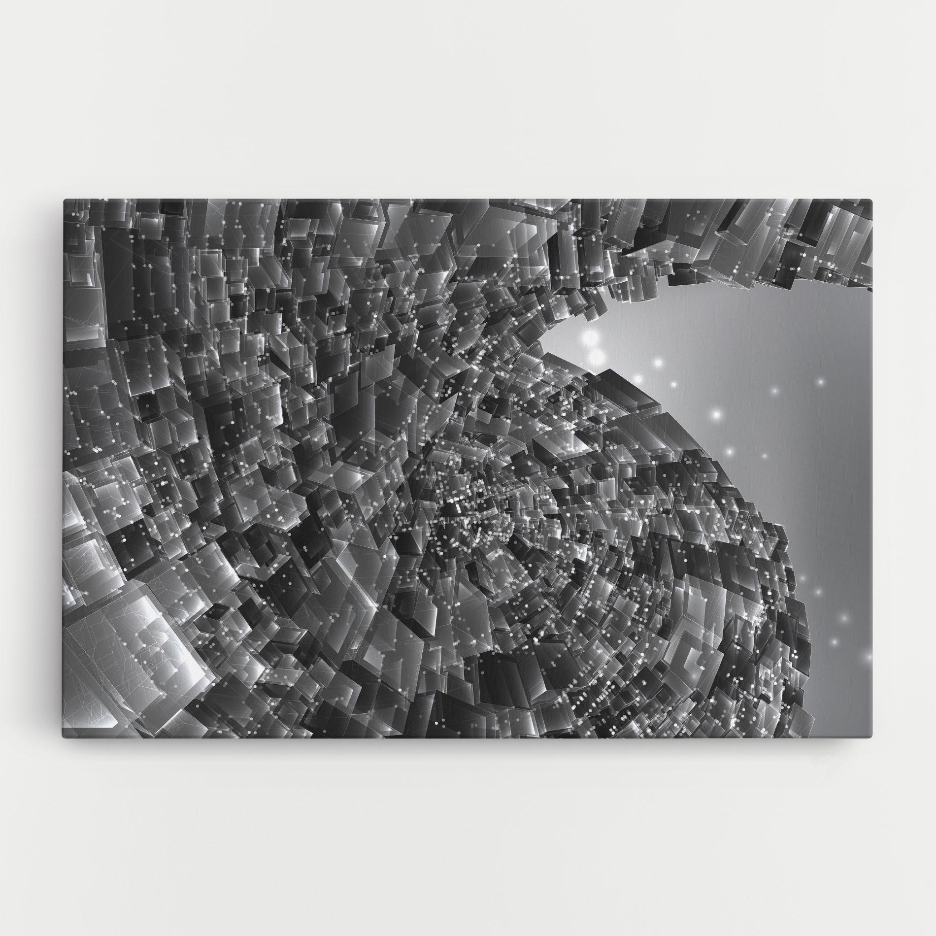 Vászonkép Grey Shape View mockup 0