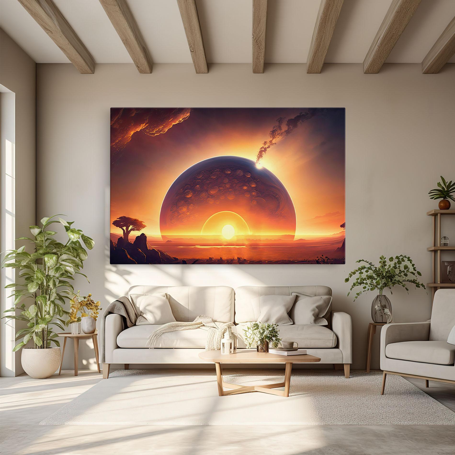 Vászonkép Abstract Fantasy Science mockup 6