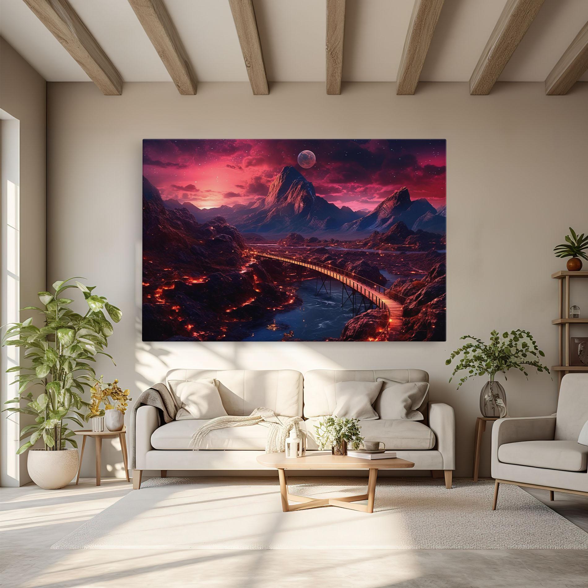 Vászonkép Interstellar Journey mockup 6