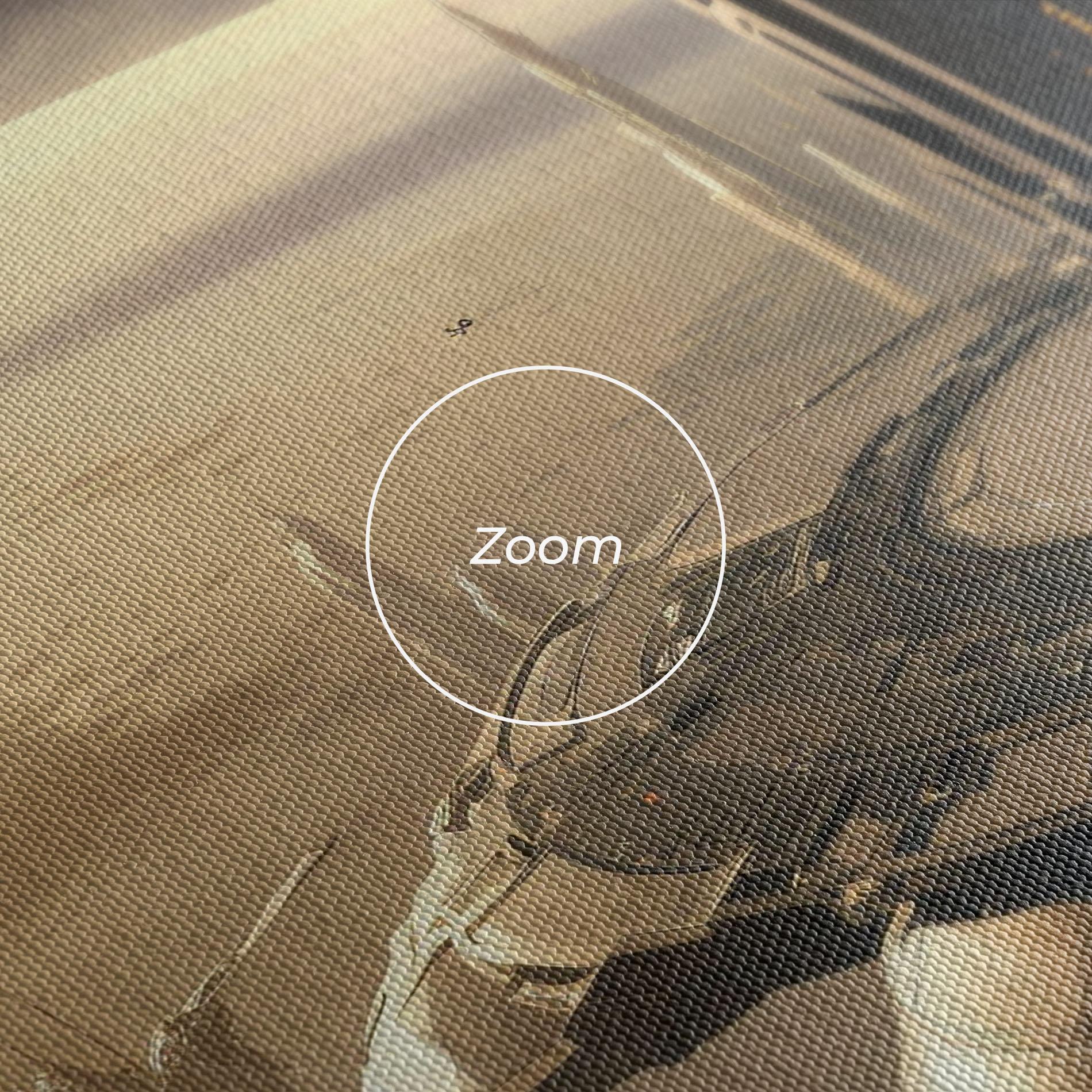 Vászonkép Fantasy Futuristic Cityscape mockup 3