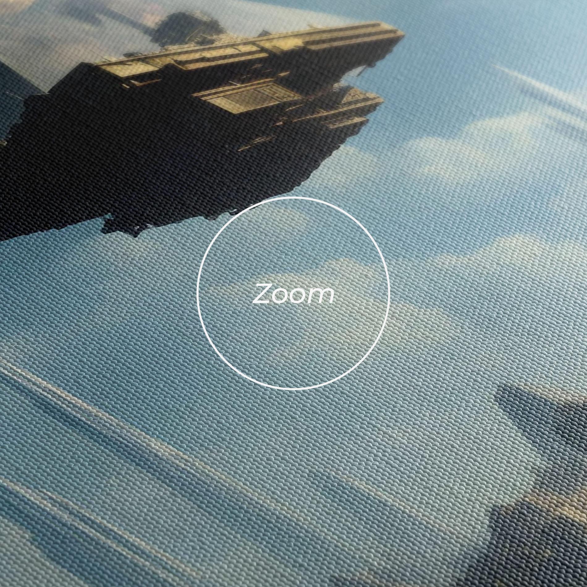 Vászonkép Flying Piramids mockup 3