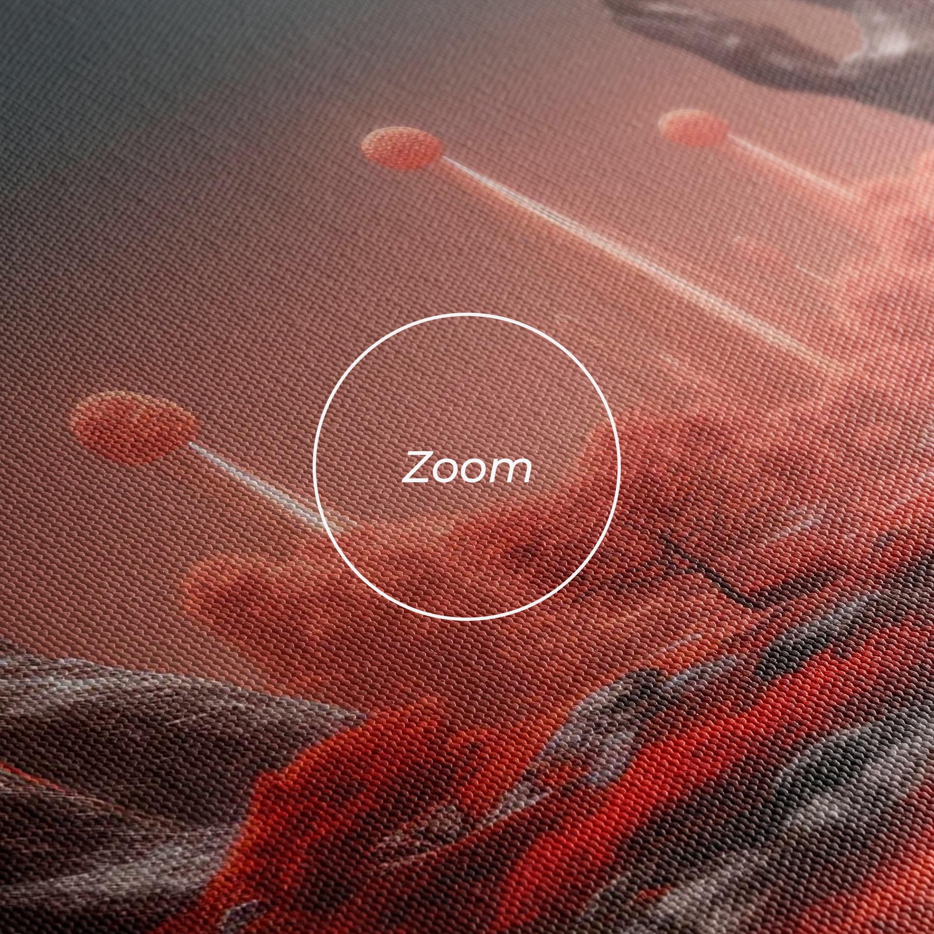 Vászonkép Red Alien Trees mockup 3