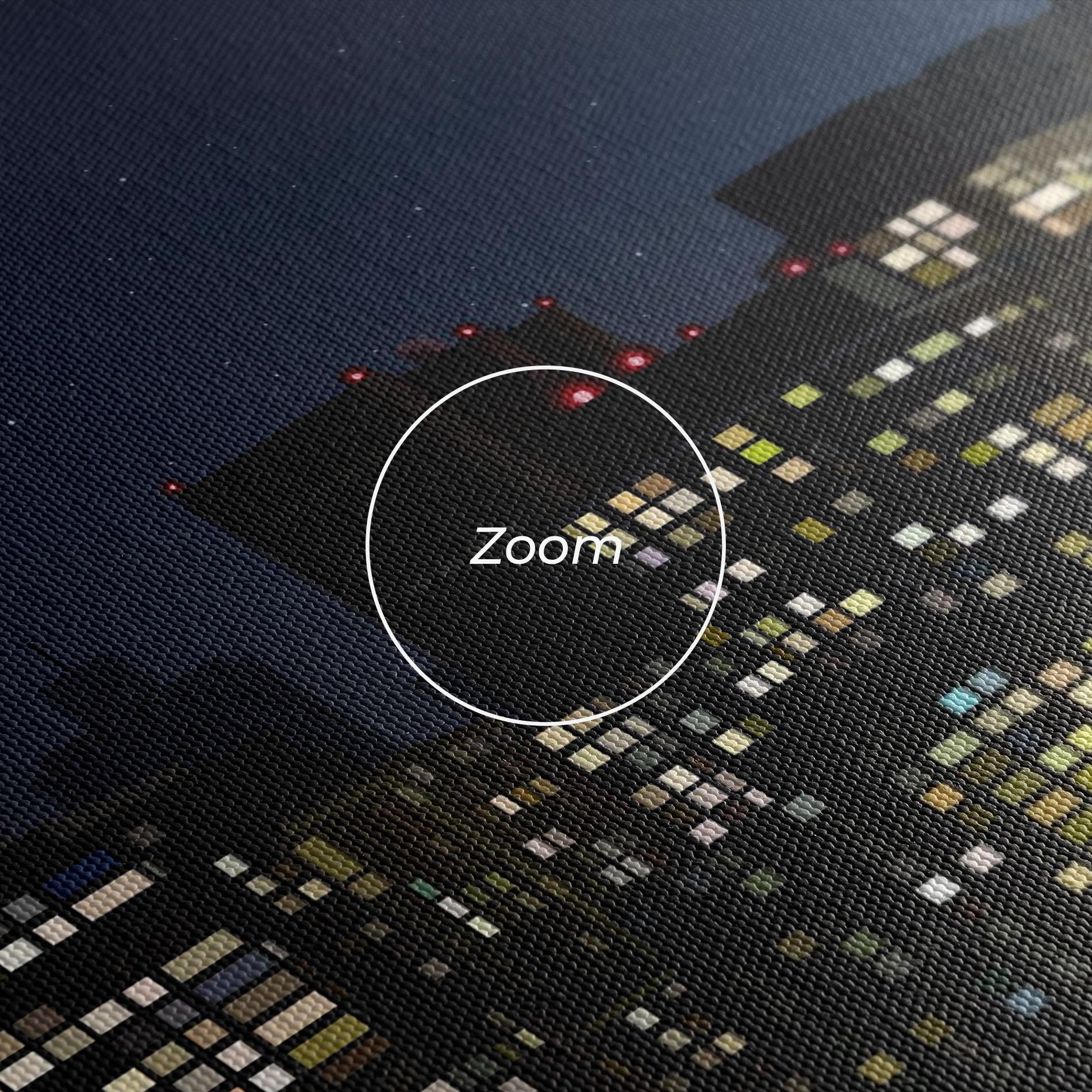 Vászonkép Urban City Night mockup 3