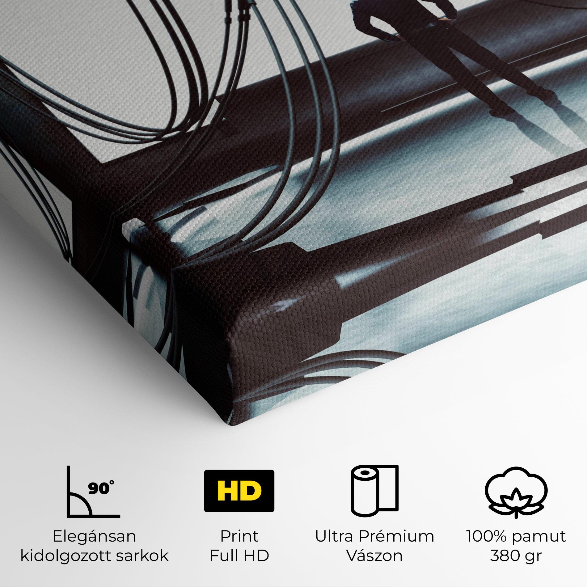 Vászonkép Cyber Chronicle mockup 4