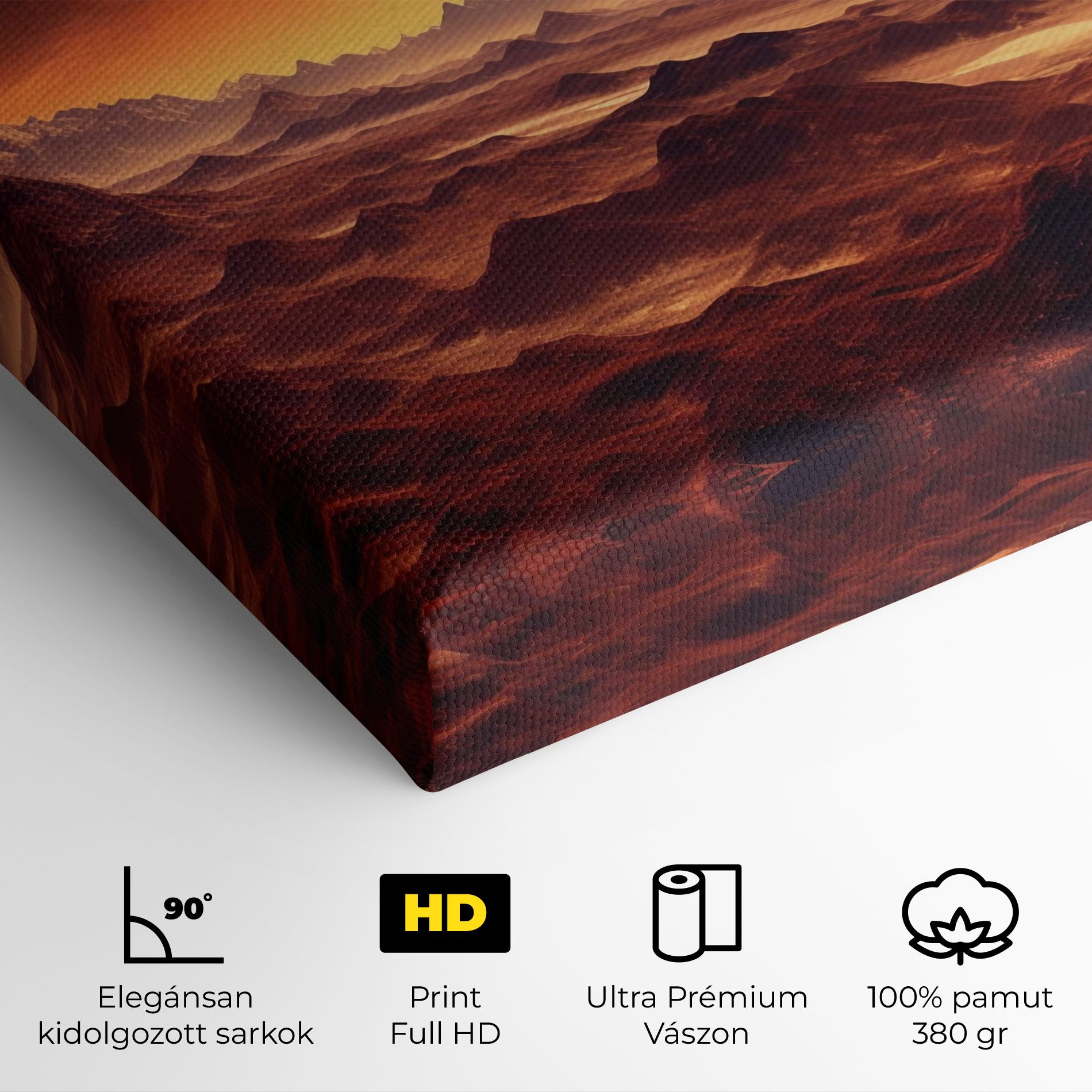 Fiery Orange Sunset mockup 4