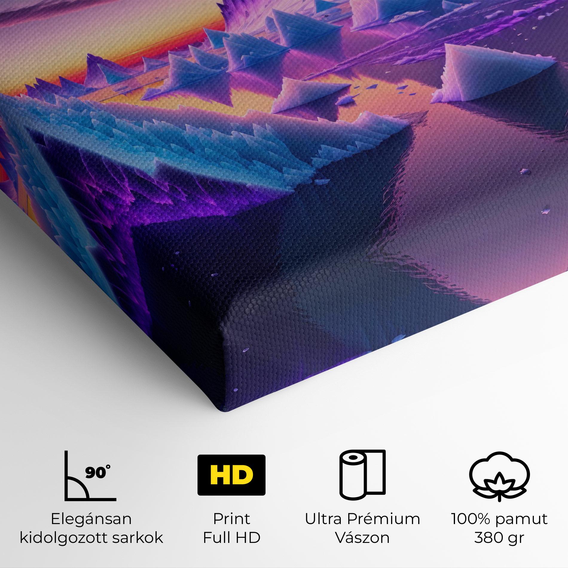 Vászonkép Floating Iceberg mockup 4