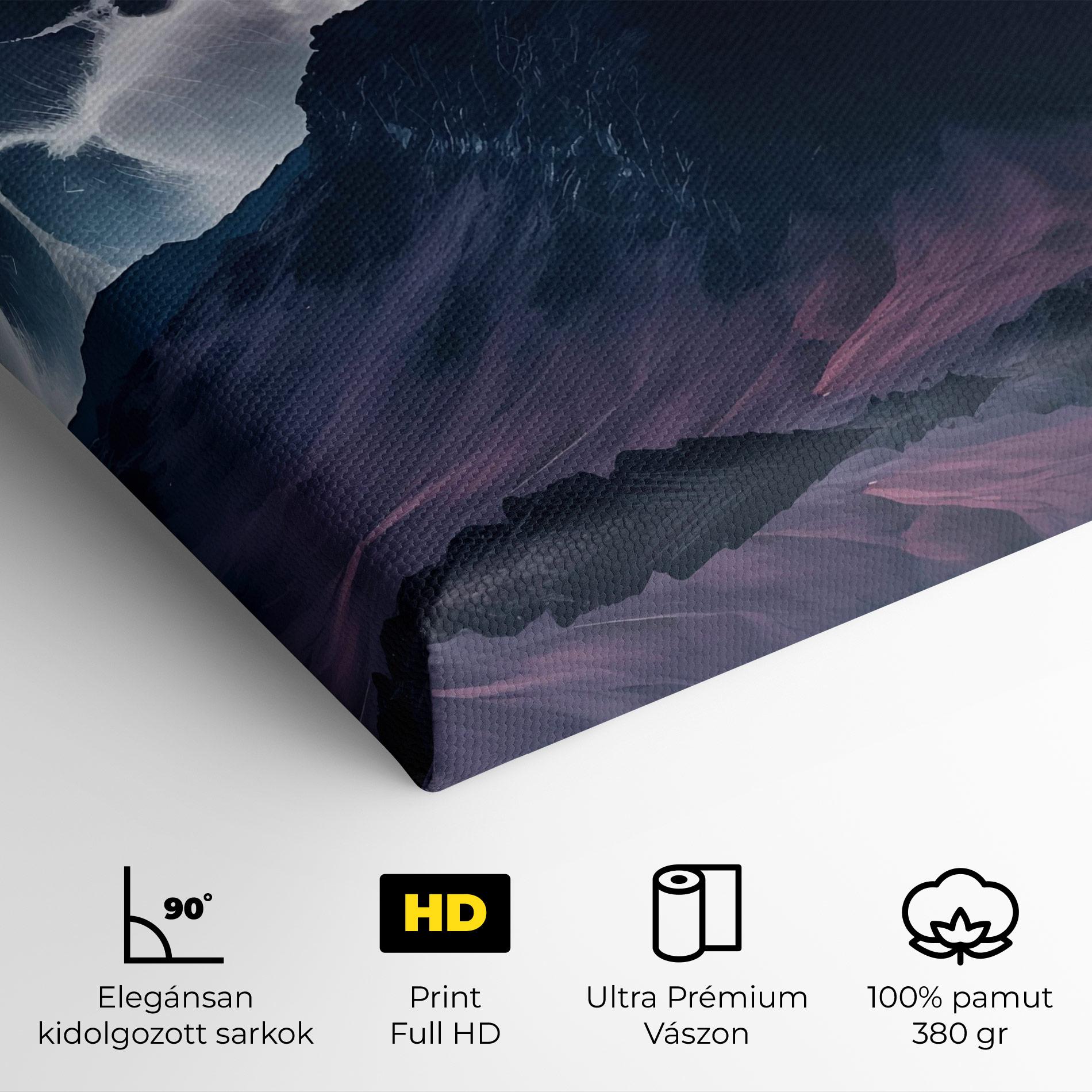 Vászonkép Full Moon Smoke mockup 4