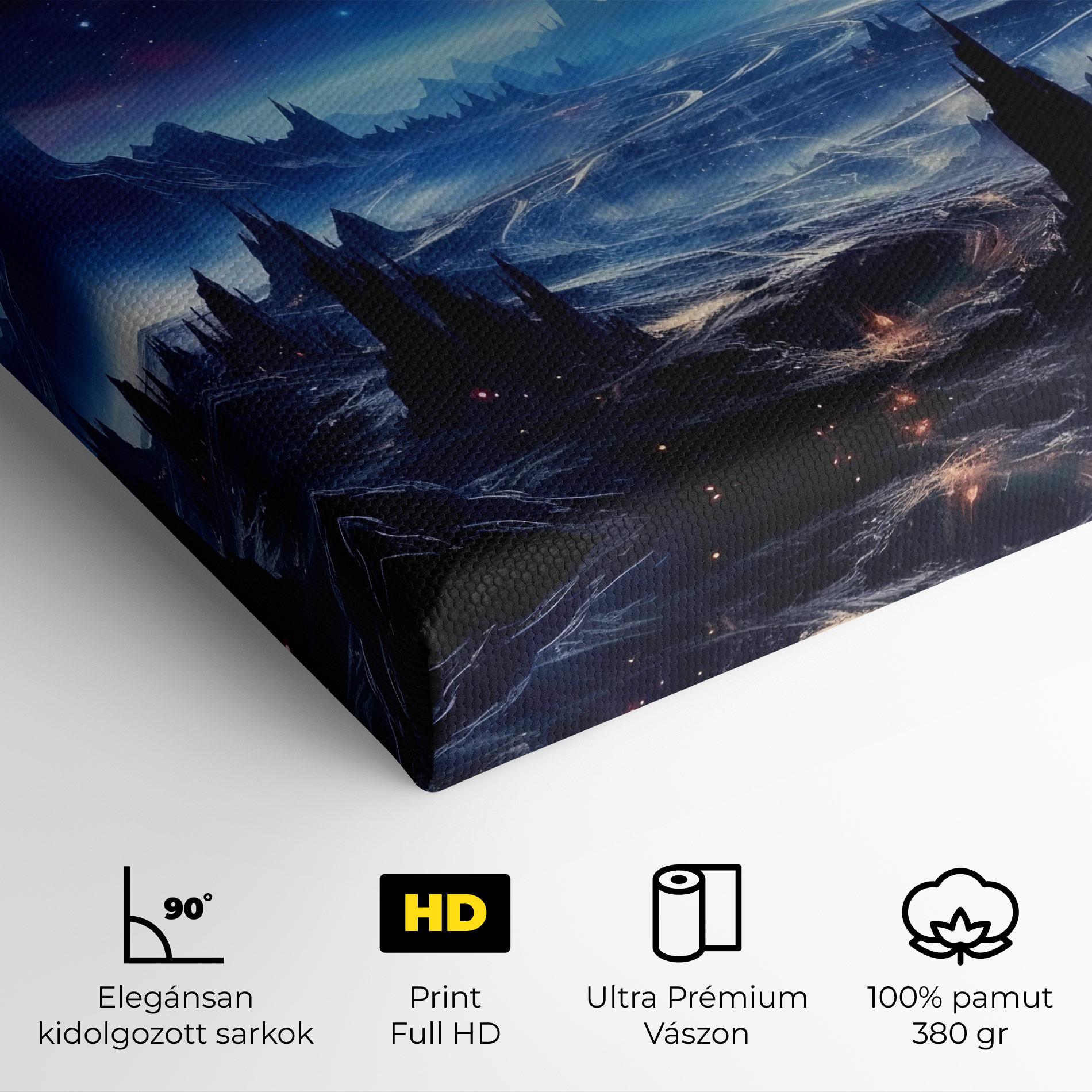 Vászonkép Planets And Stars mockup 4