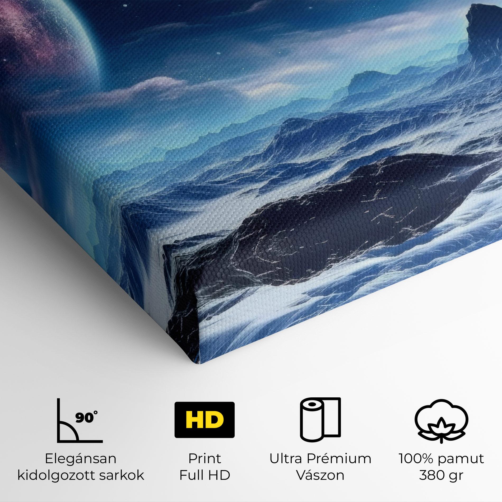 Vászonkép Space Planets And Stars mockup 4