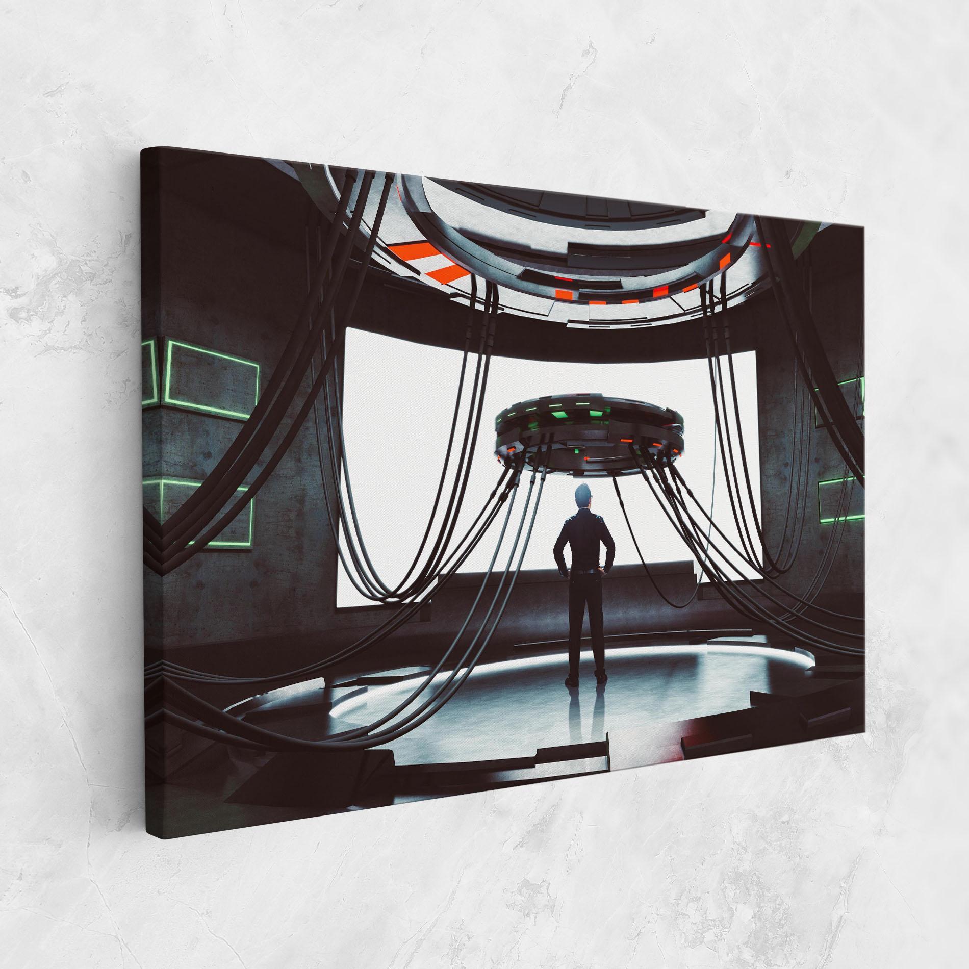 Vászonkép Cyber Chronicle mockup 1