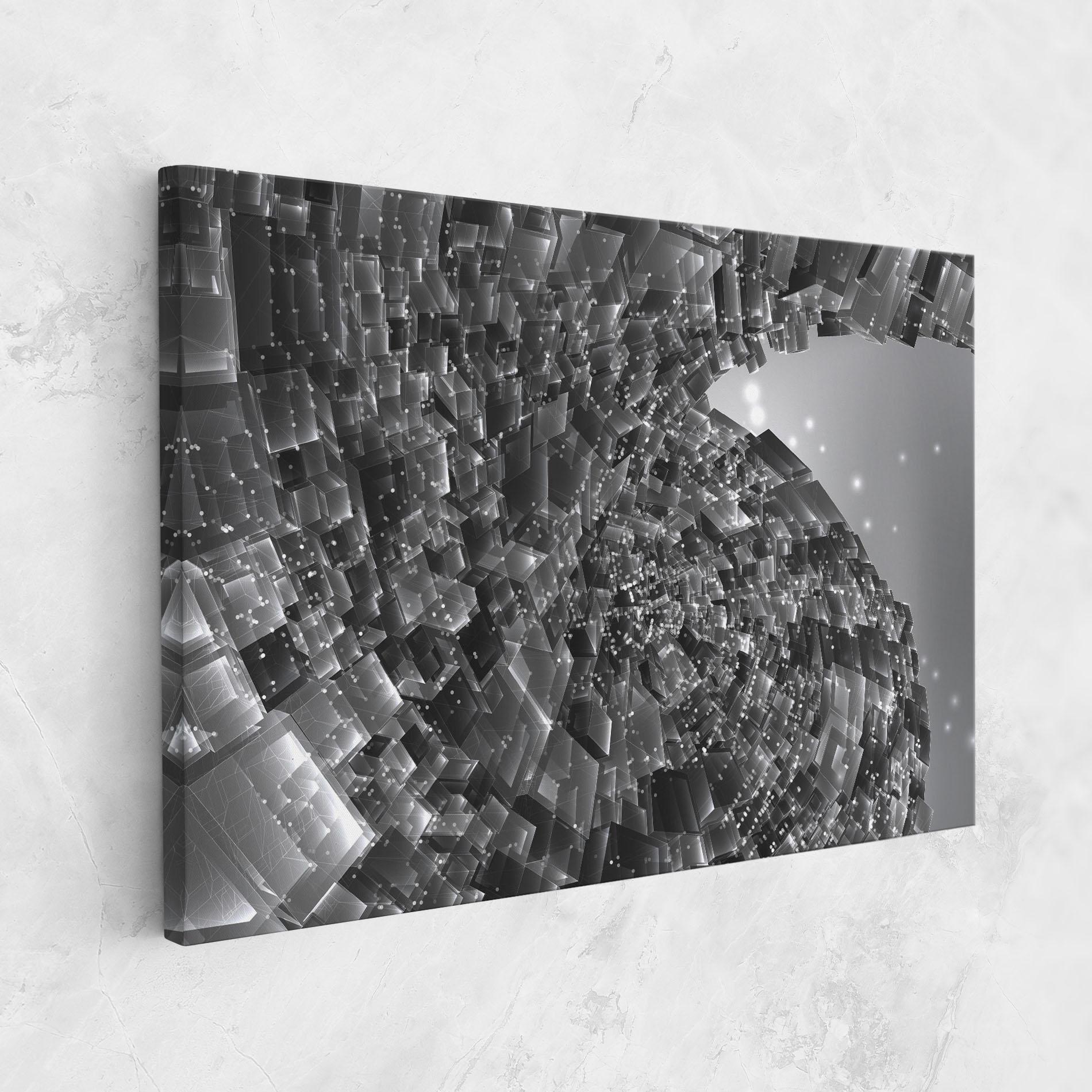 Vászonkép Grey Shape View mockup 1