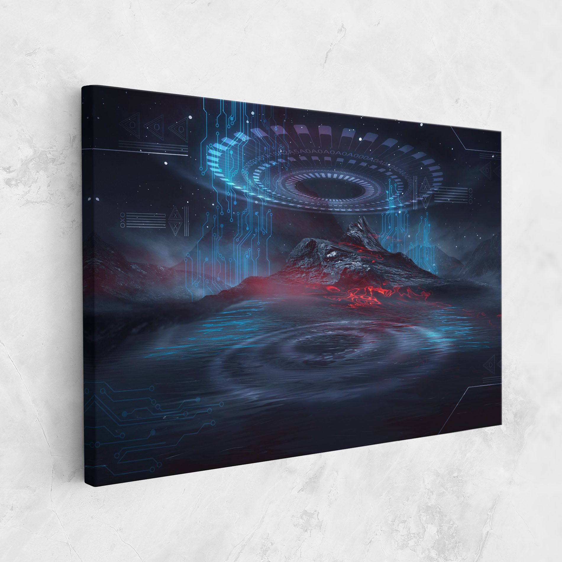Neon Space Galaxy mockup 1