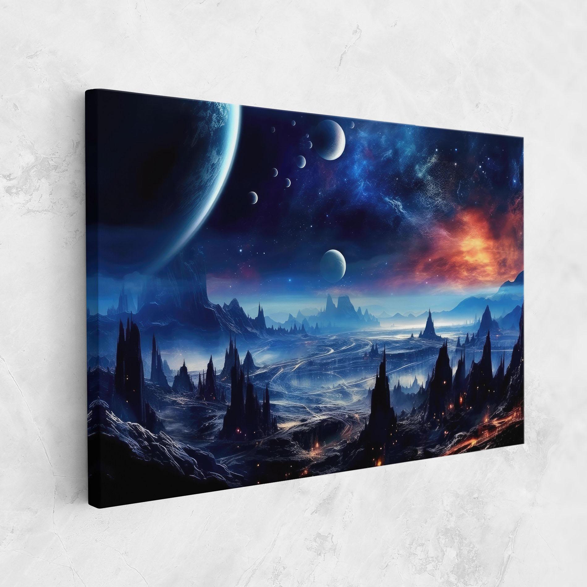 Vászonkép Planets And Stars mockup 1