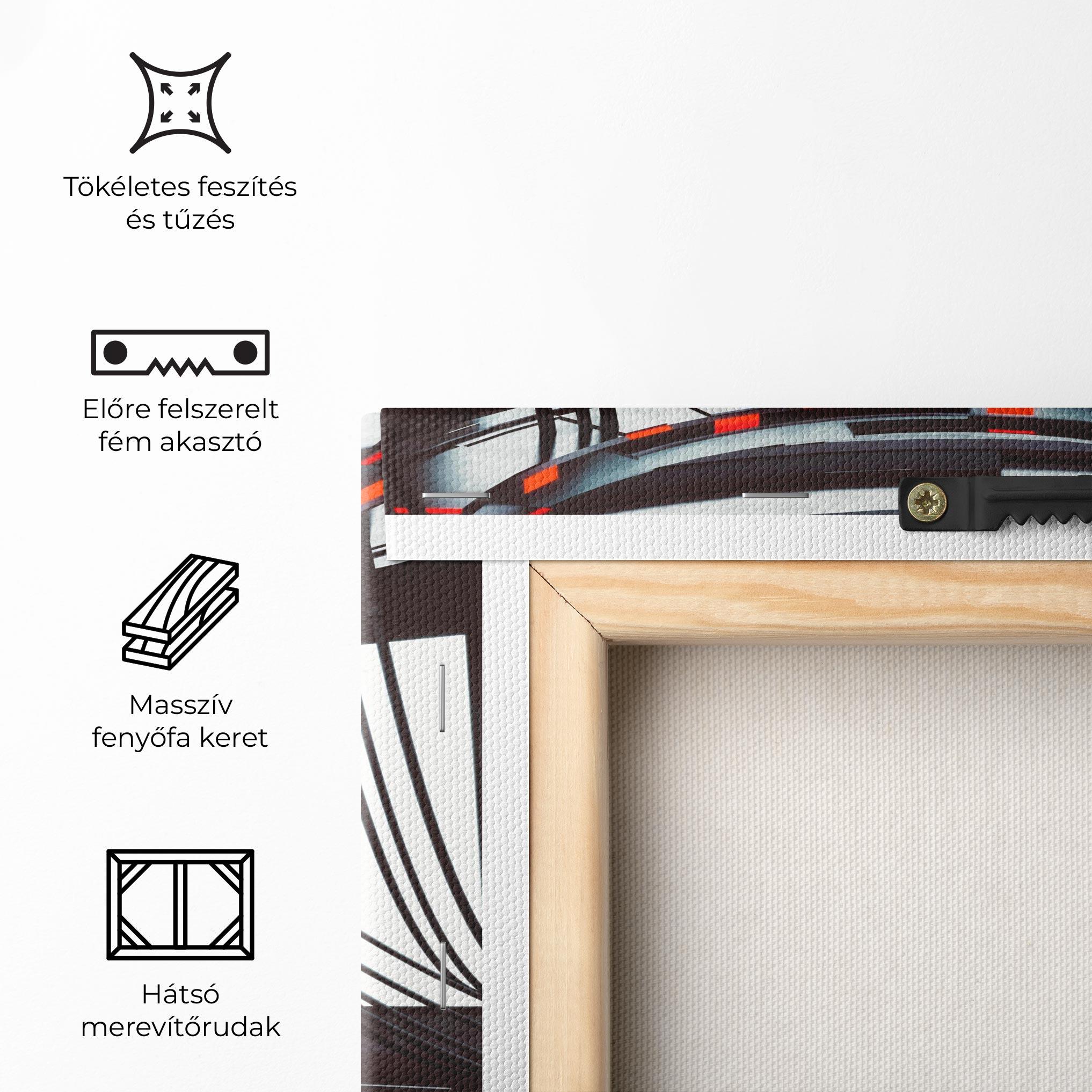 Vászonkép Cyber Chronicle mockup 5