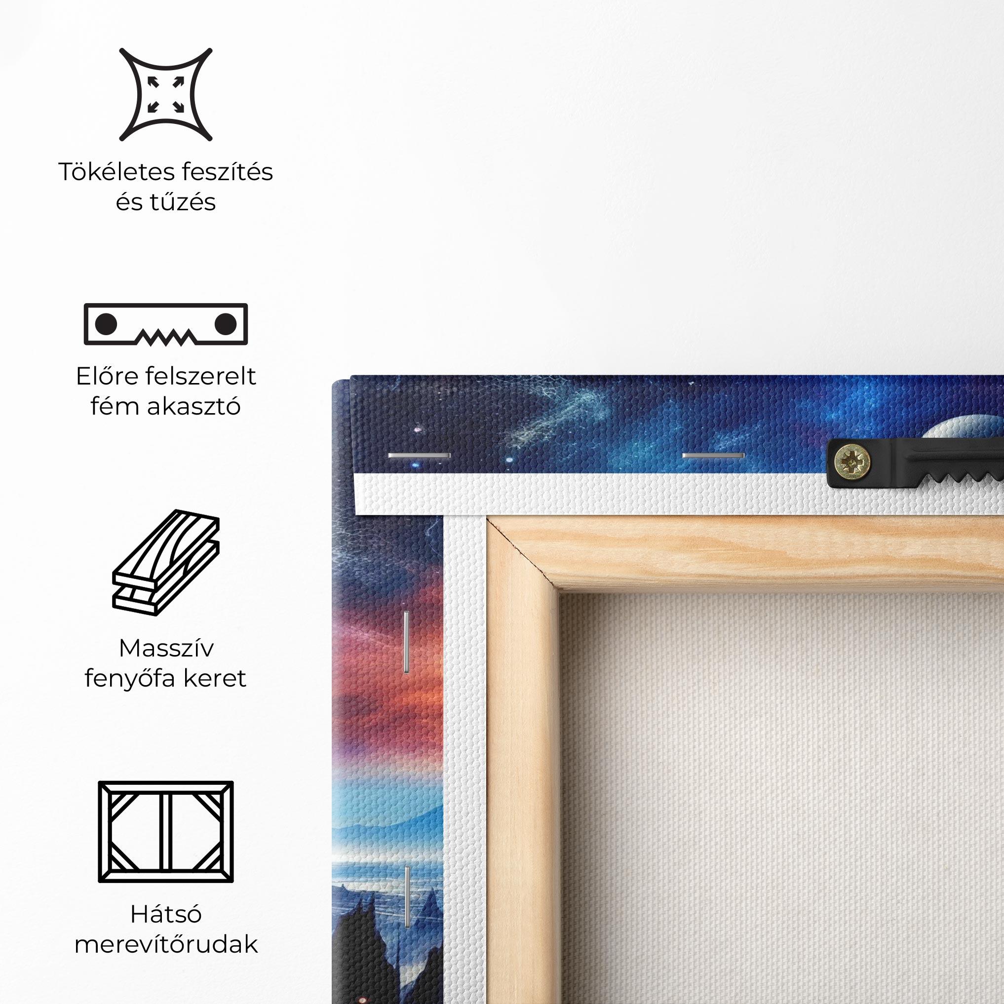 Vászonkép Planets And Stars mockup 5