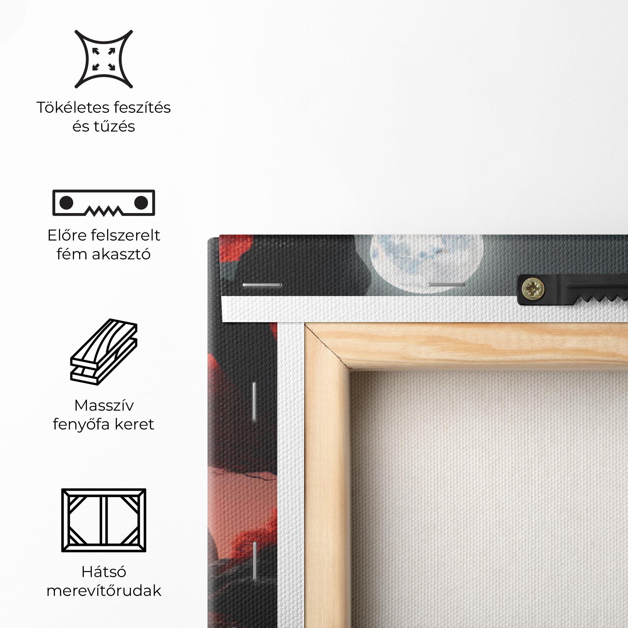 Vászonkép Red Alien Trees mockup 5