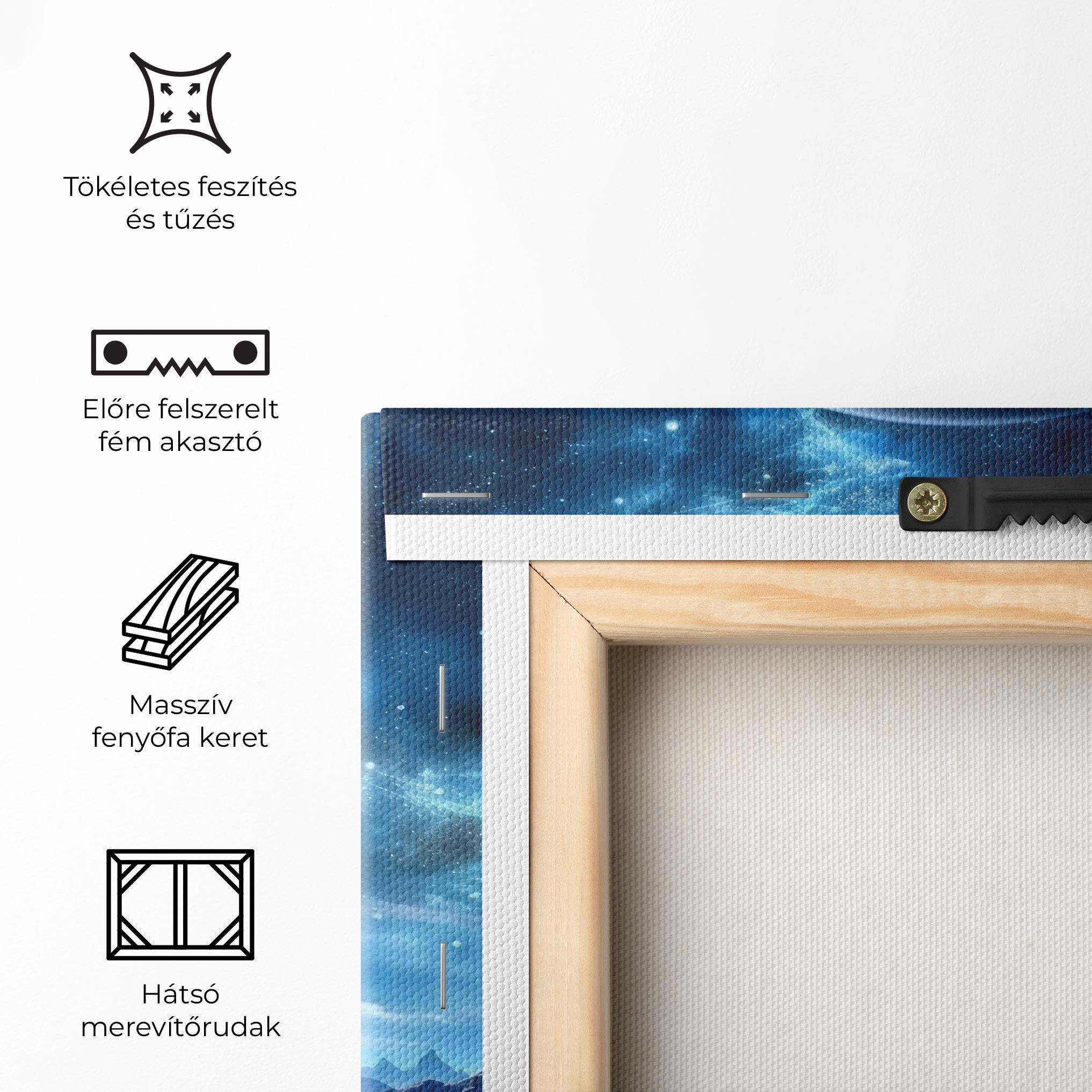 Vászonkép Space Planets And Stars mockup 5