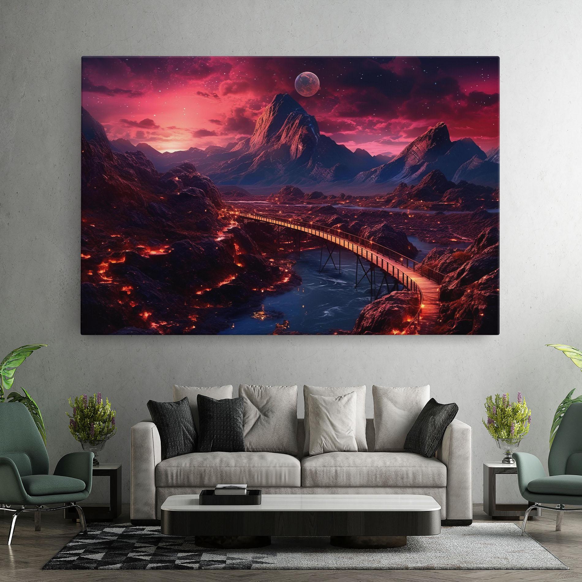 Vászonkép Interstellar Journey mockup 7