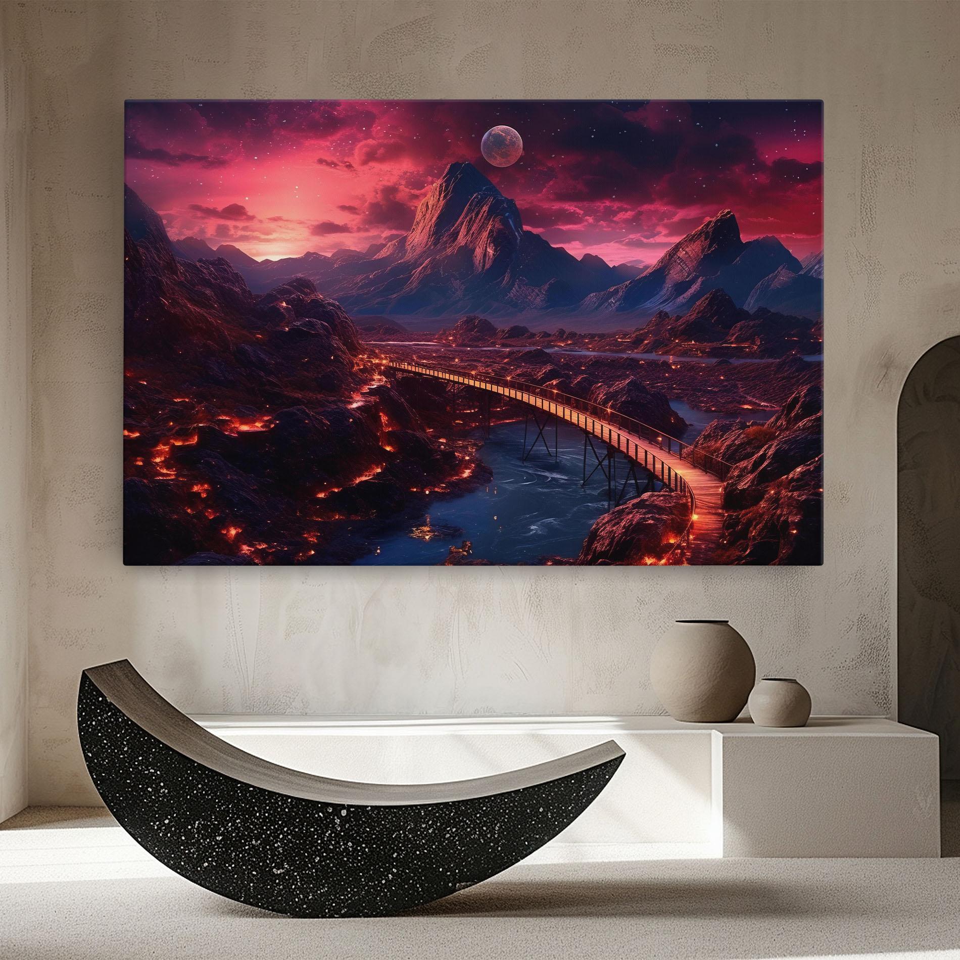 Vászonkép Interstellar Journey mockup 8