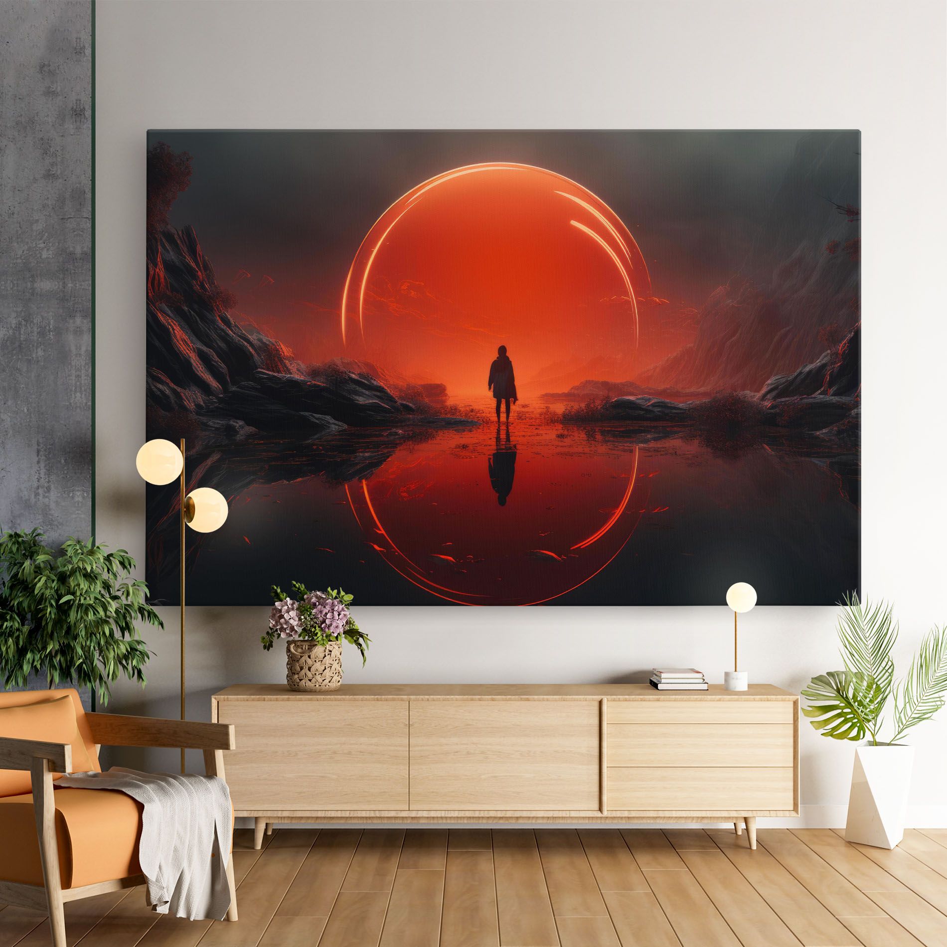 Man Orange Orb mockup 9