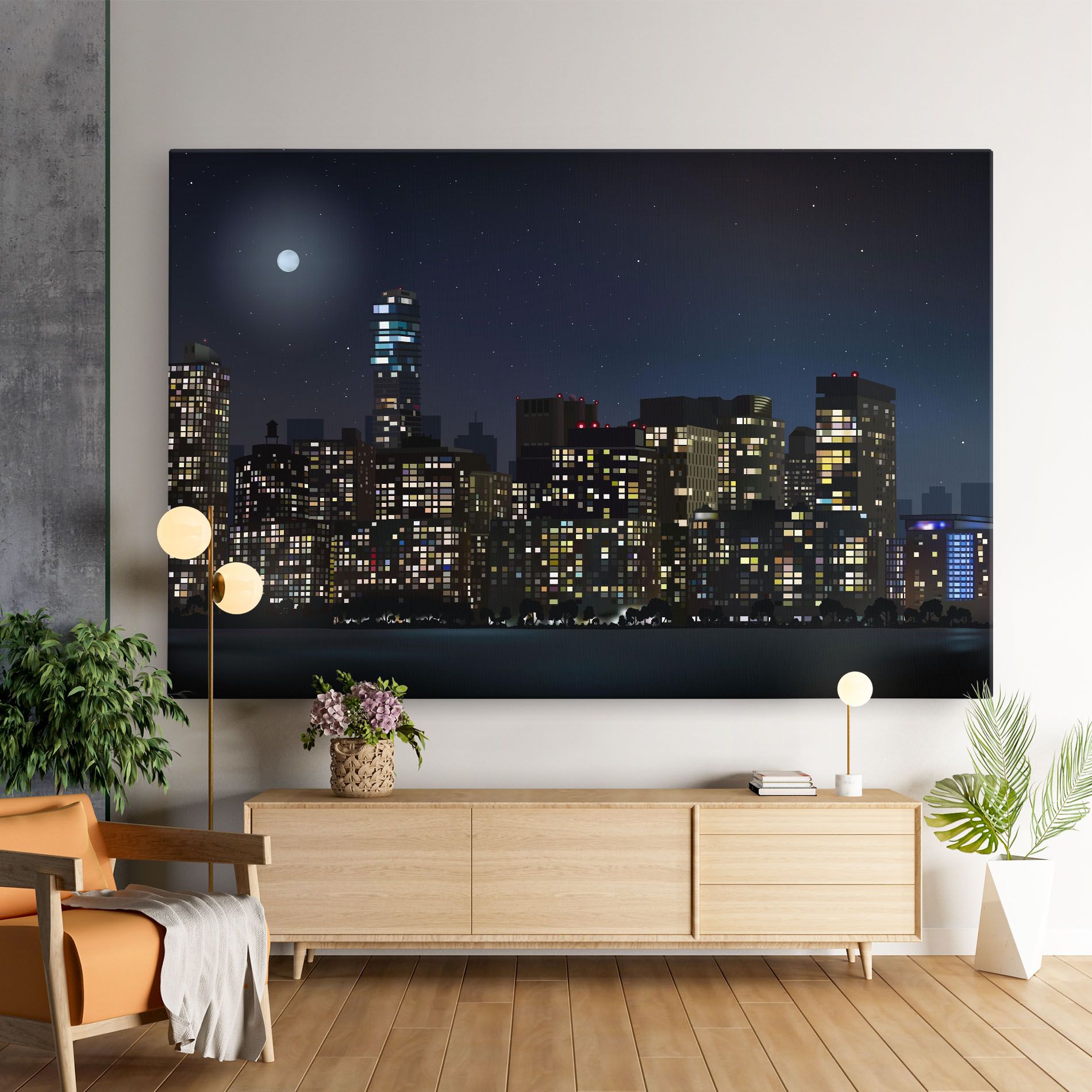 Urban City Night mockup 9