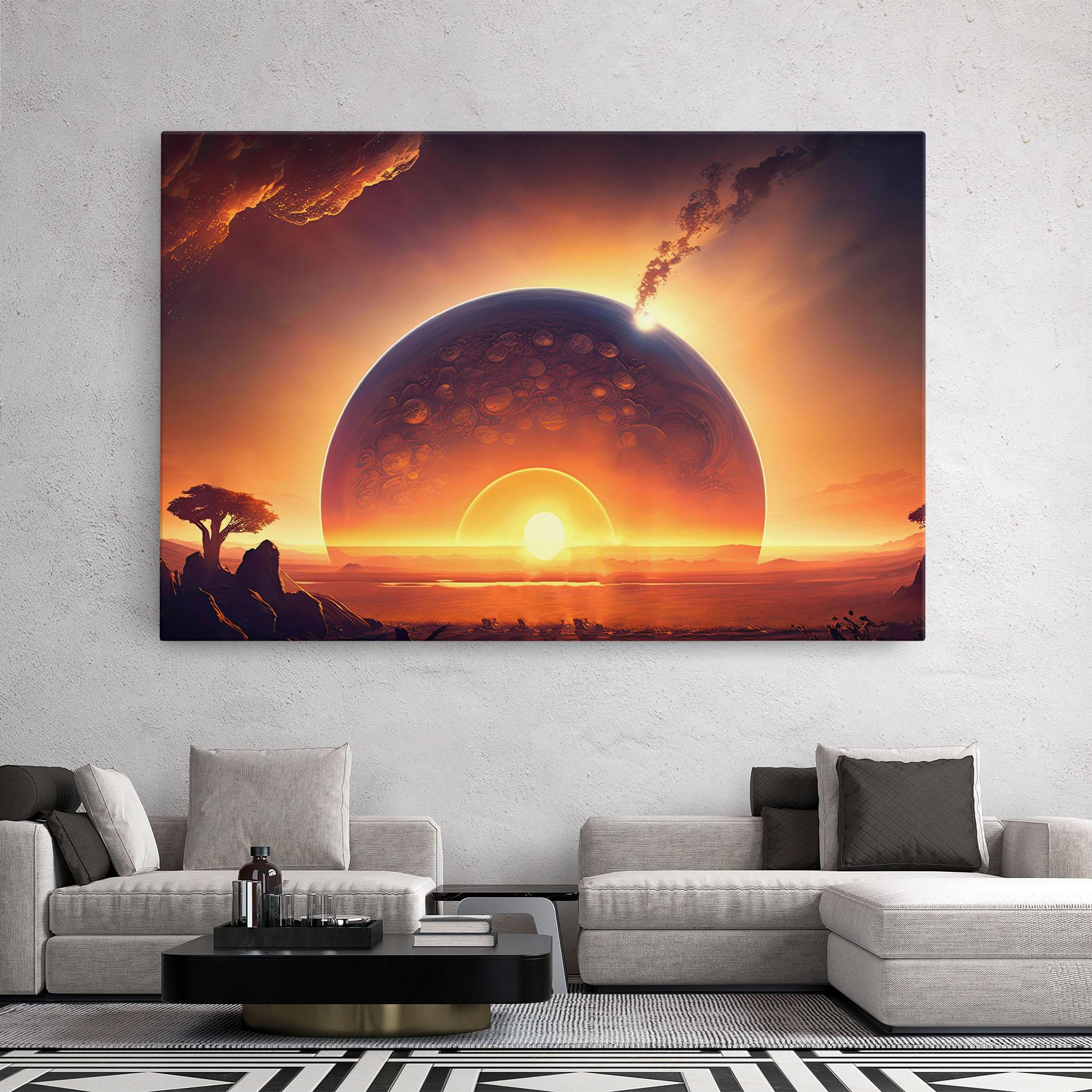 Vászonkép Abstract Fantasy Science mockup 2