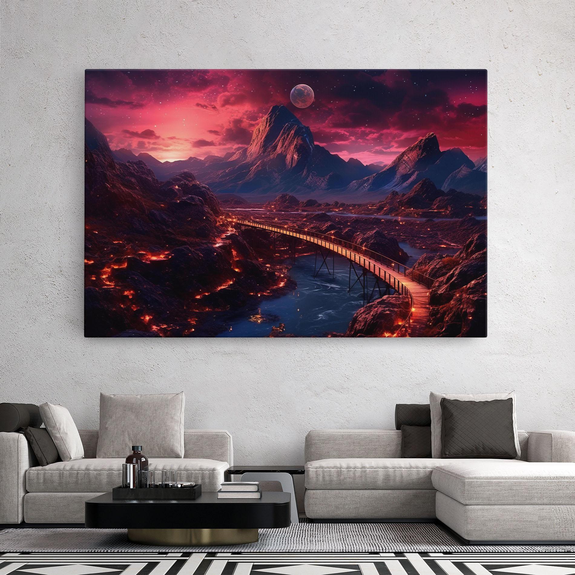 Vászonkép Interstellar Journey mockup 2